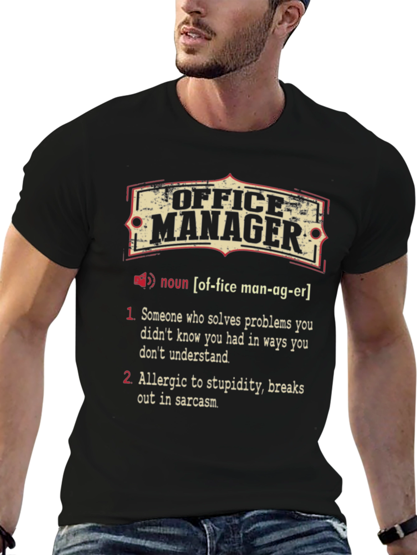 Office Manager Definition T-Shirt