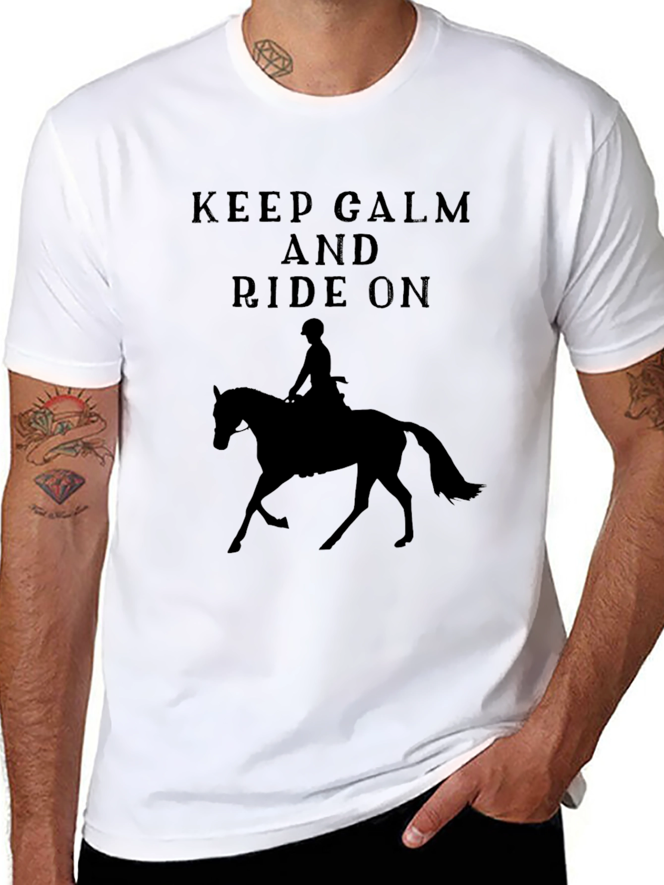 Keep Calm and Ride On Graphic Tee