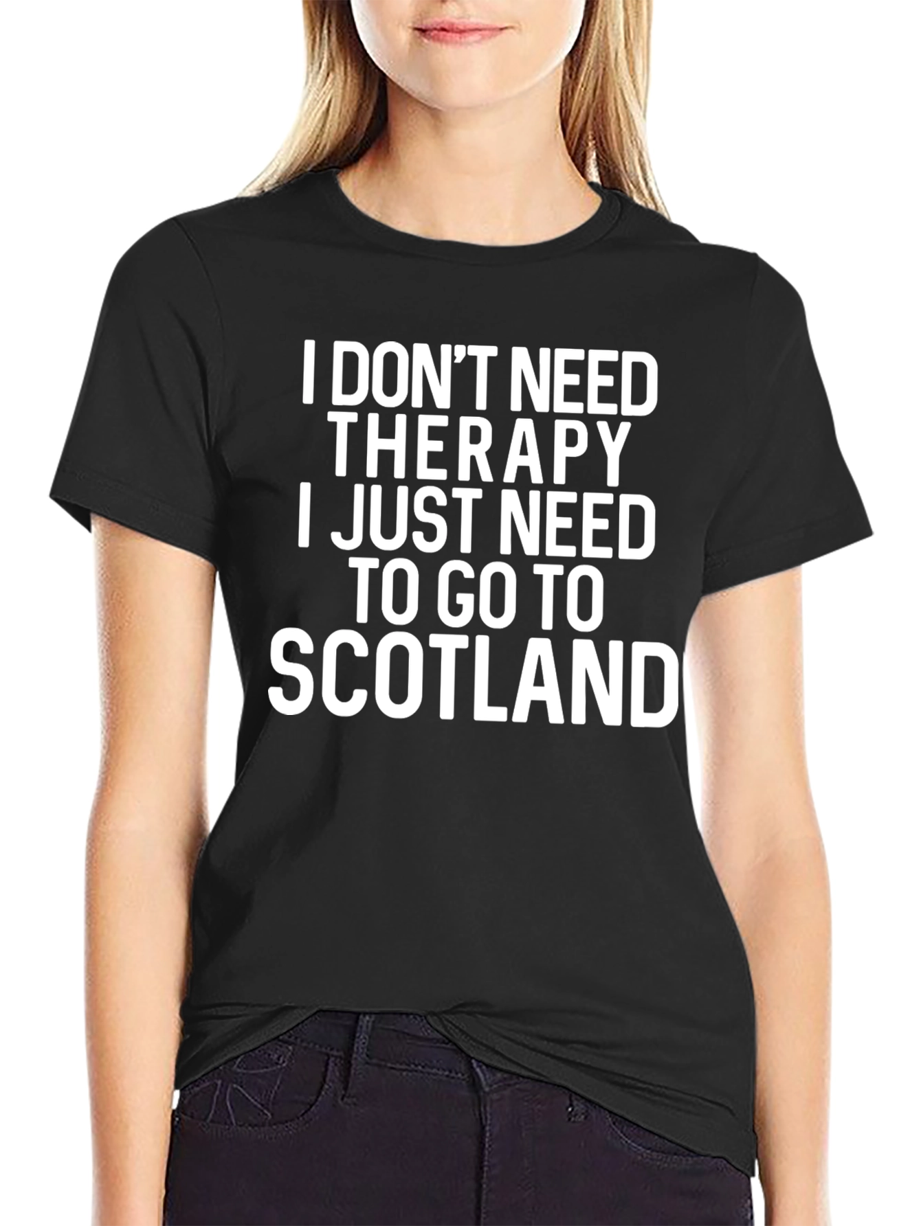 Scotland Therapy T-Shirt Funny Graphic Tee