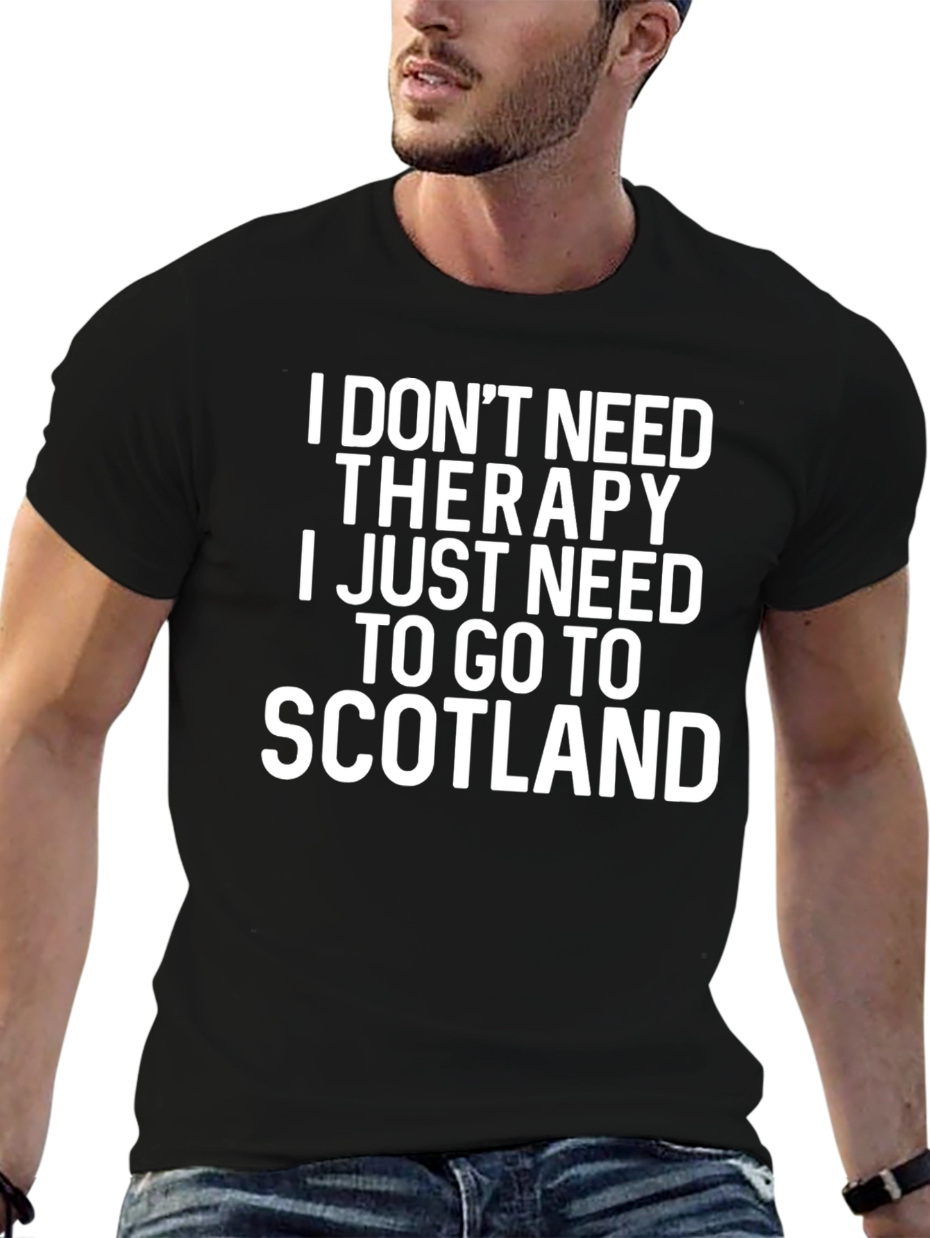 Scotland Therapy T-Shirt Funny Graphic Tee