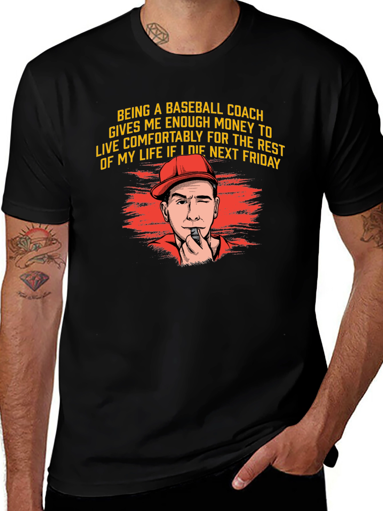 Baseball Coach Money T-Shirt