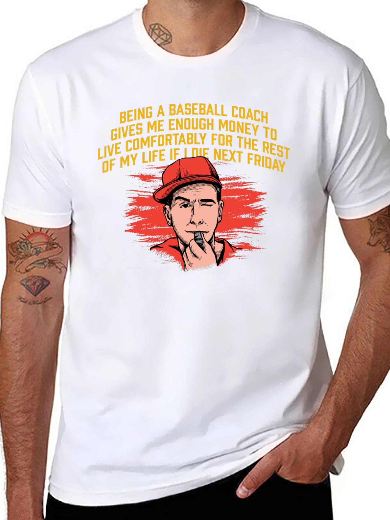 Baseball Coach Money T-Shirt