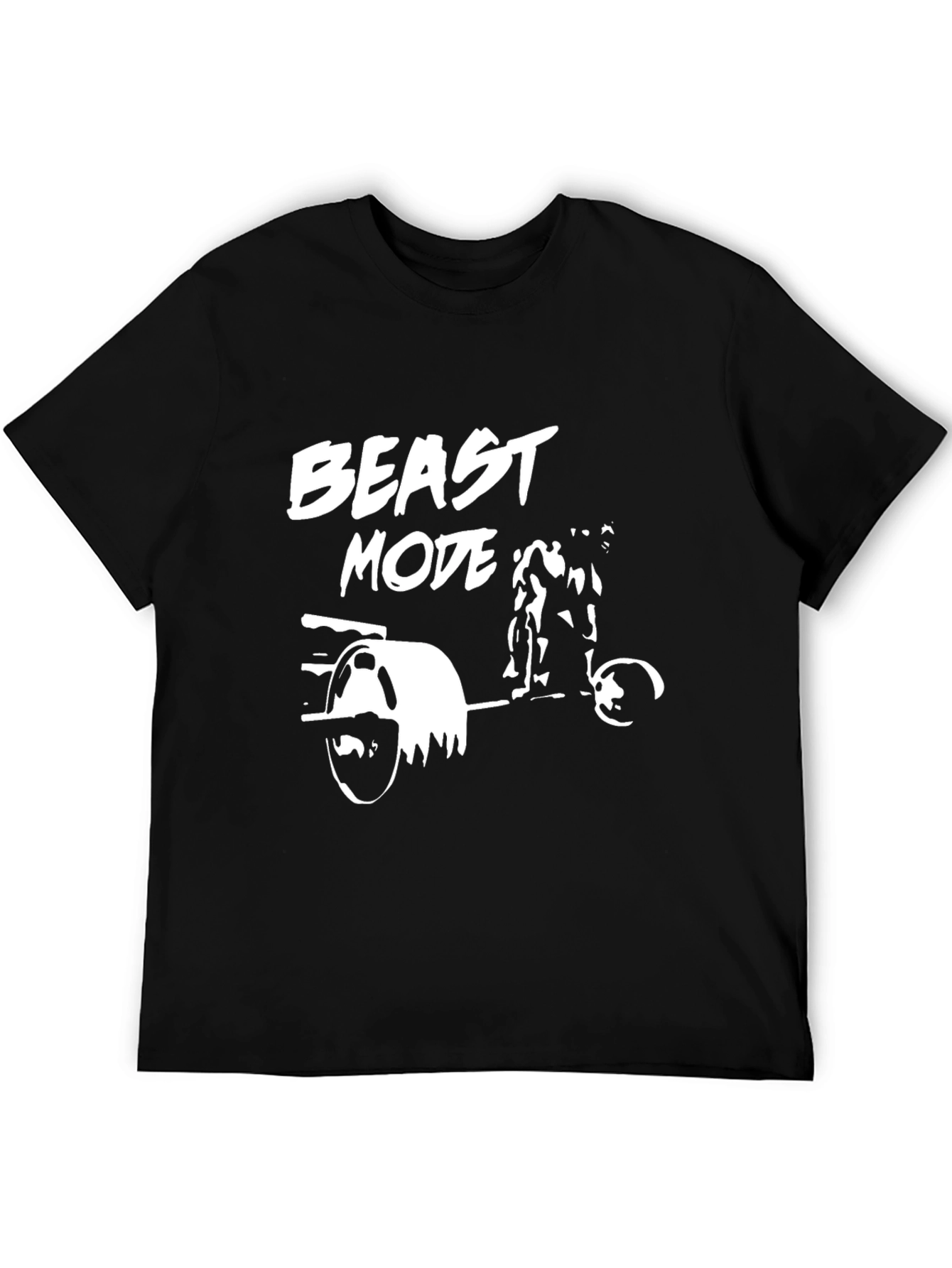 Beast Mode Workout Graphic T-Shirt for Men