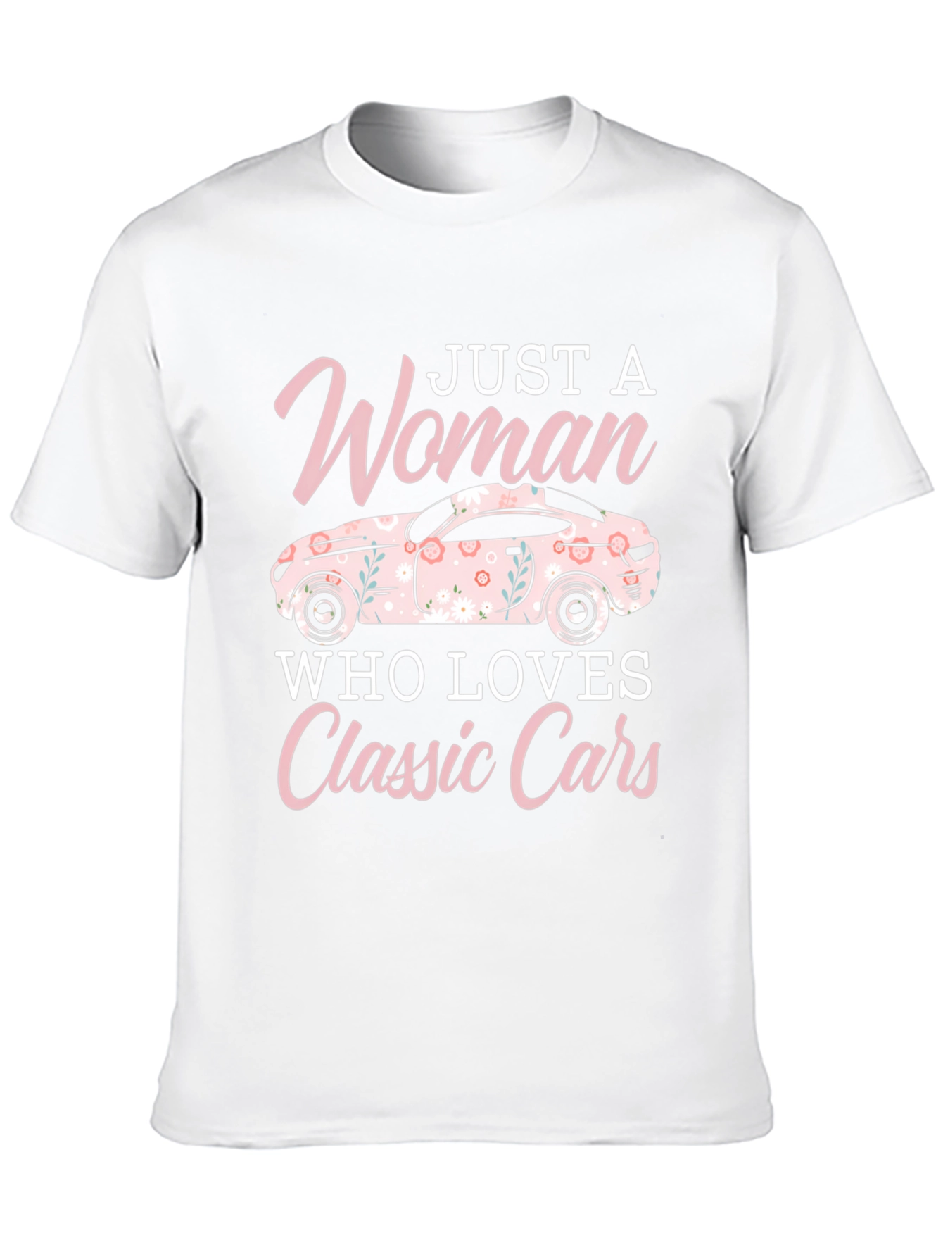 Woman Who Loves Classic Cars T-Shirt