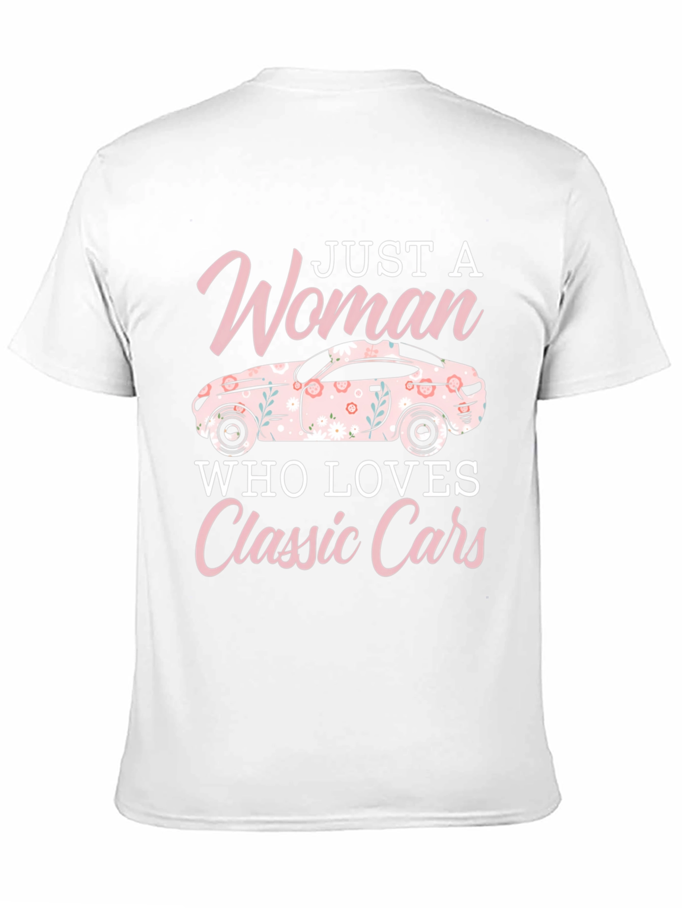 Woman Who Loves Classic Cars T-Shirt