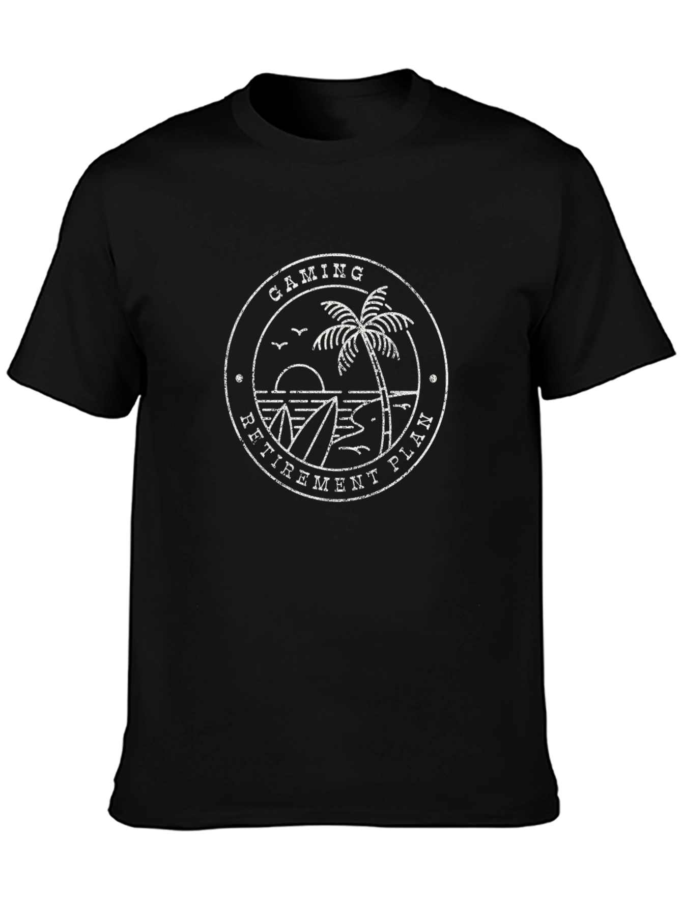 Gaming Retirement Plan Graphic T-Shirt
