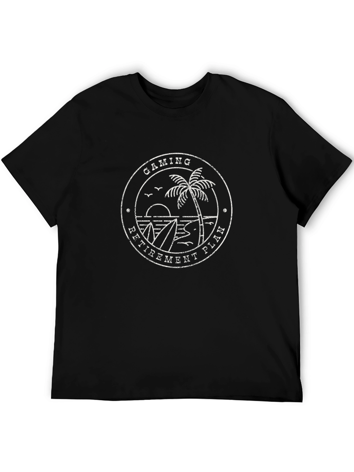 Gaming Retirement Plan Graphic T-Shirt