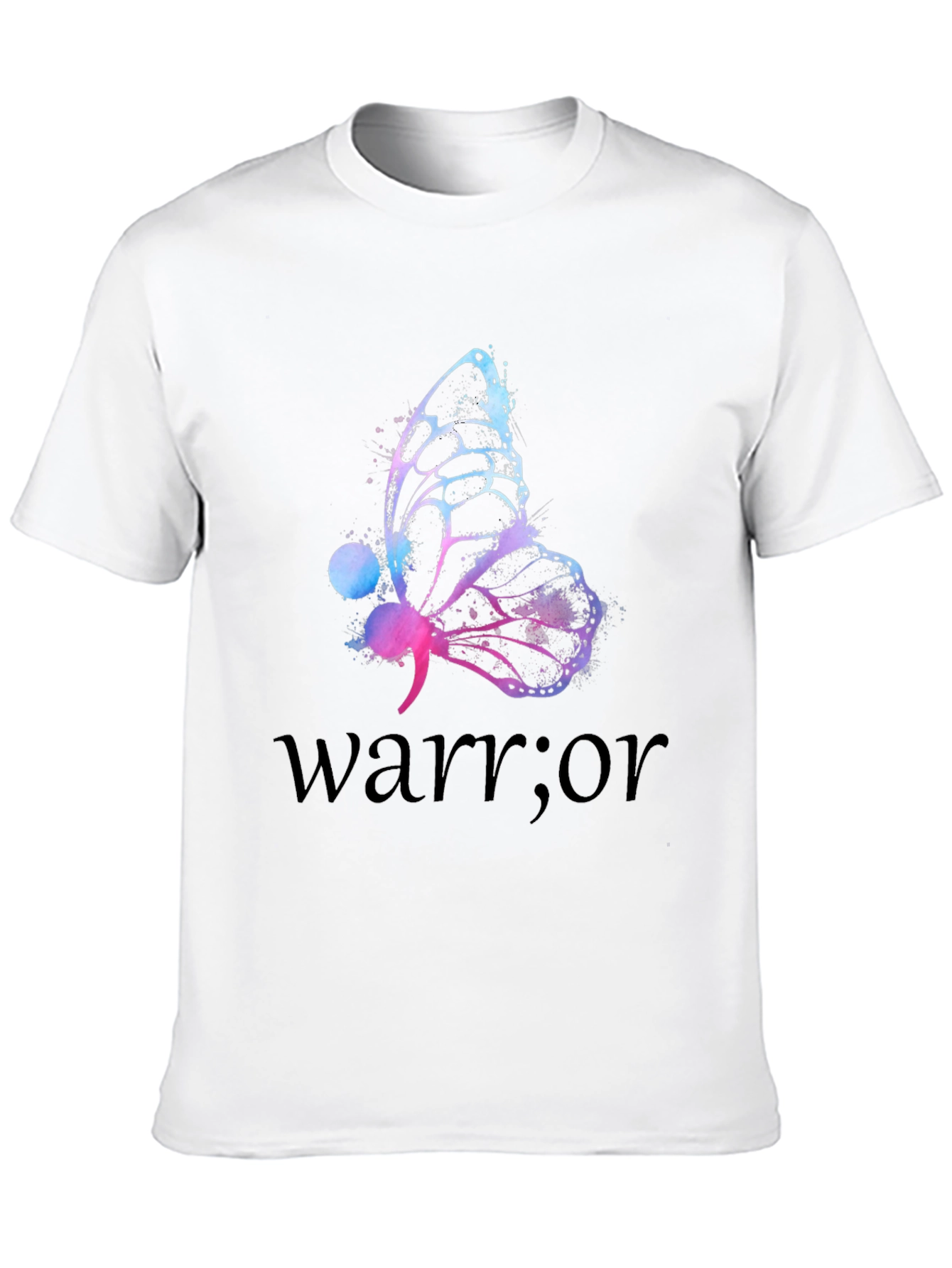 Butterfly Warrior Mental Health Awareness T-Shirt