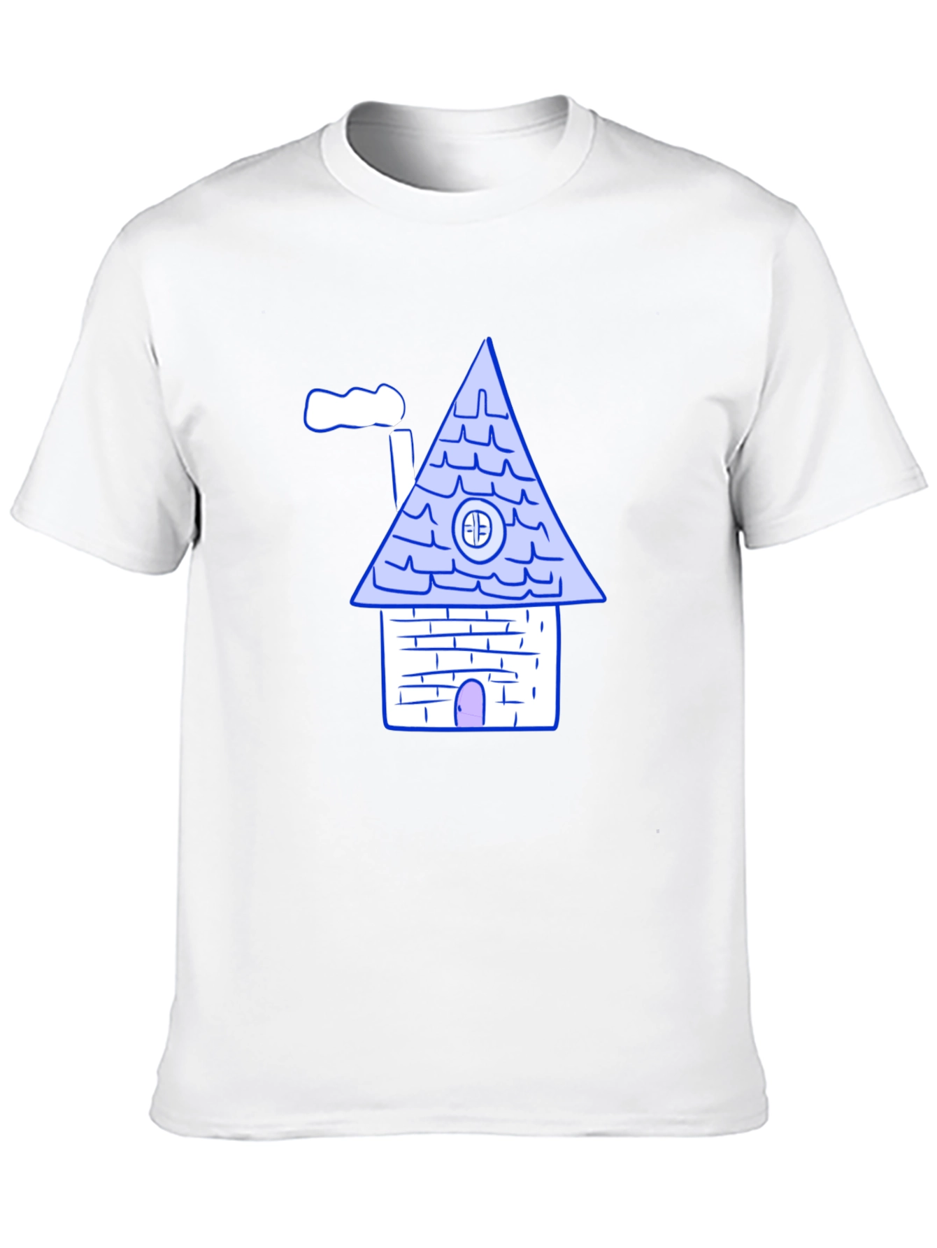 Cartoon House Graphic T-Shirt