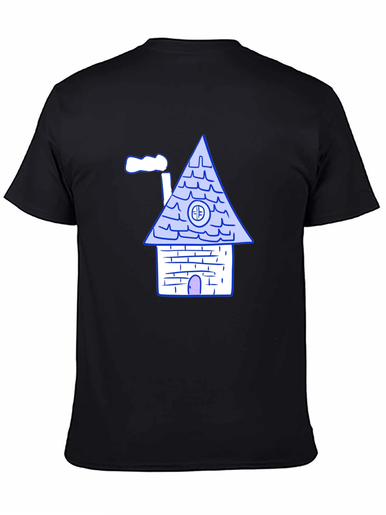 Cartoon House Graphic T-Shirt