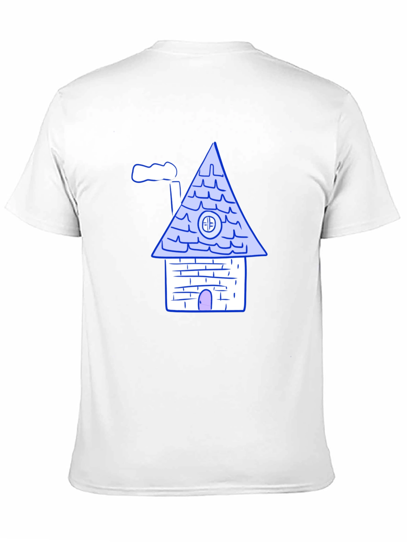 Cartoon House Graphic T-Shirt