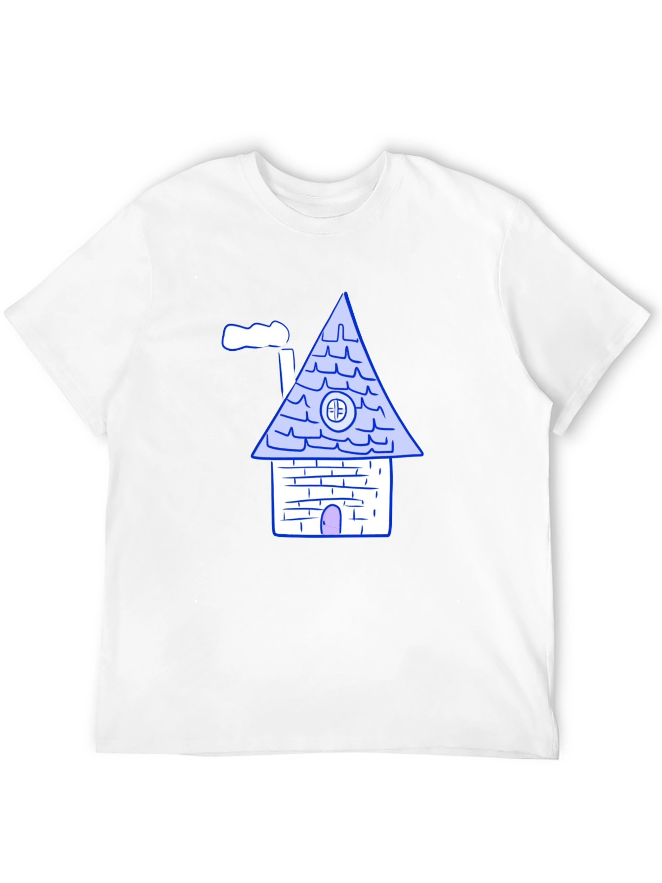 Cartoon House Graphic T-Shirt