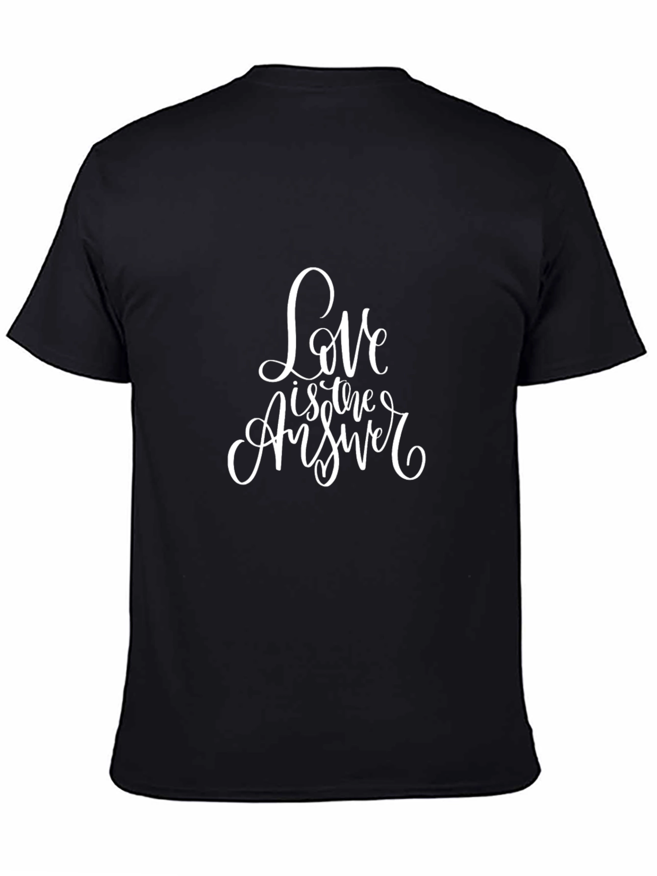Love Is The Answer Black T-Shirt