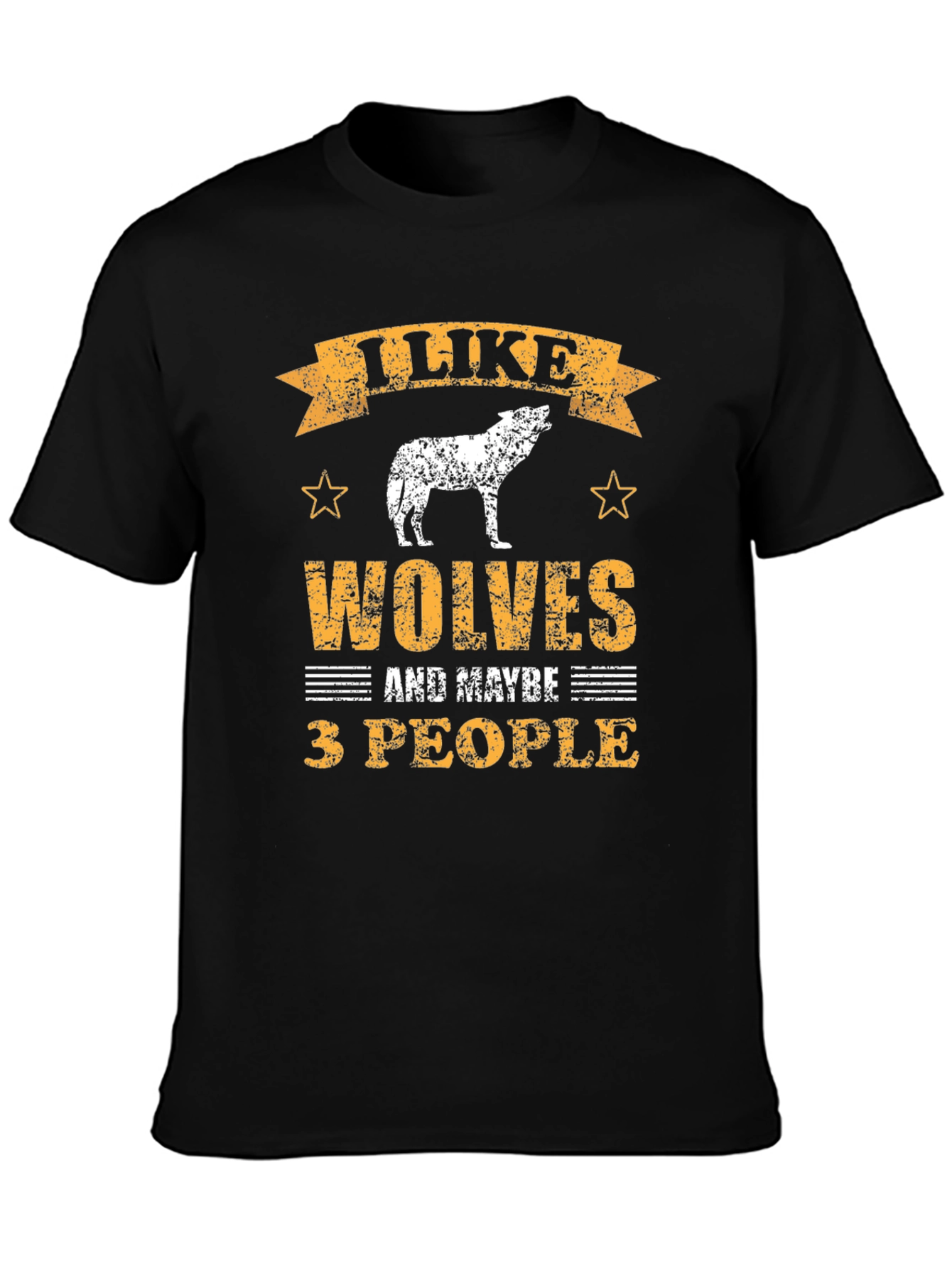 I Like Wolves T-Shirt - Funny Animal Lover Tee