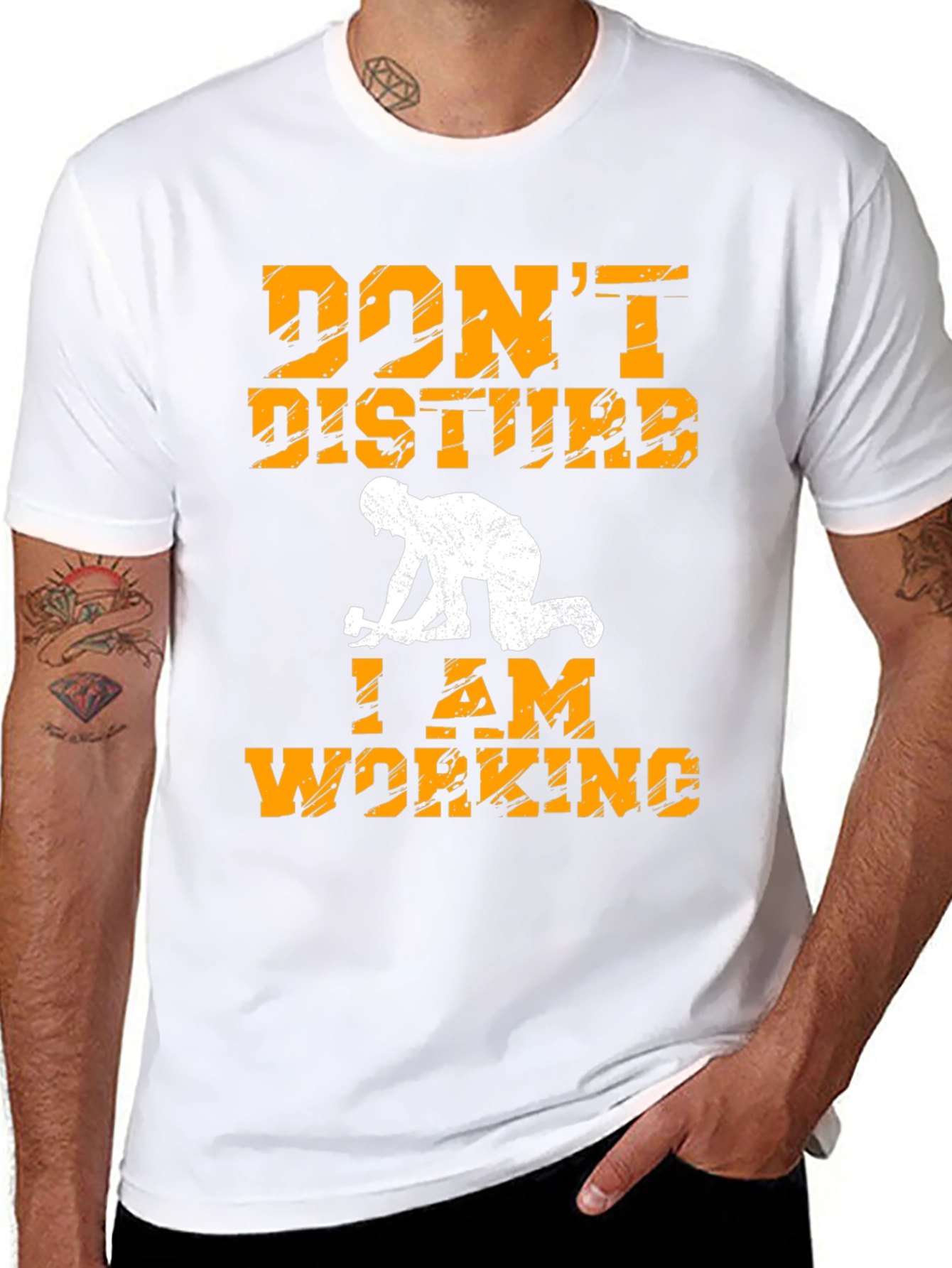Dont Disturb I Am Working T-Shirt