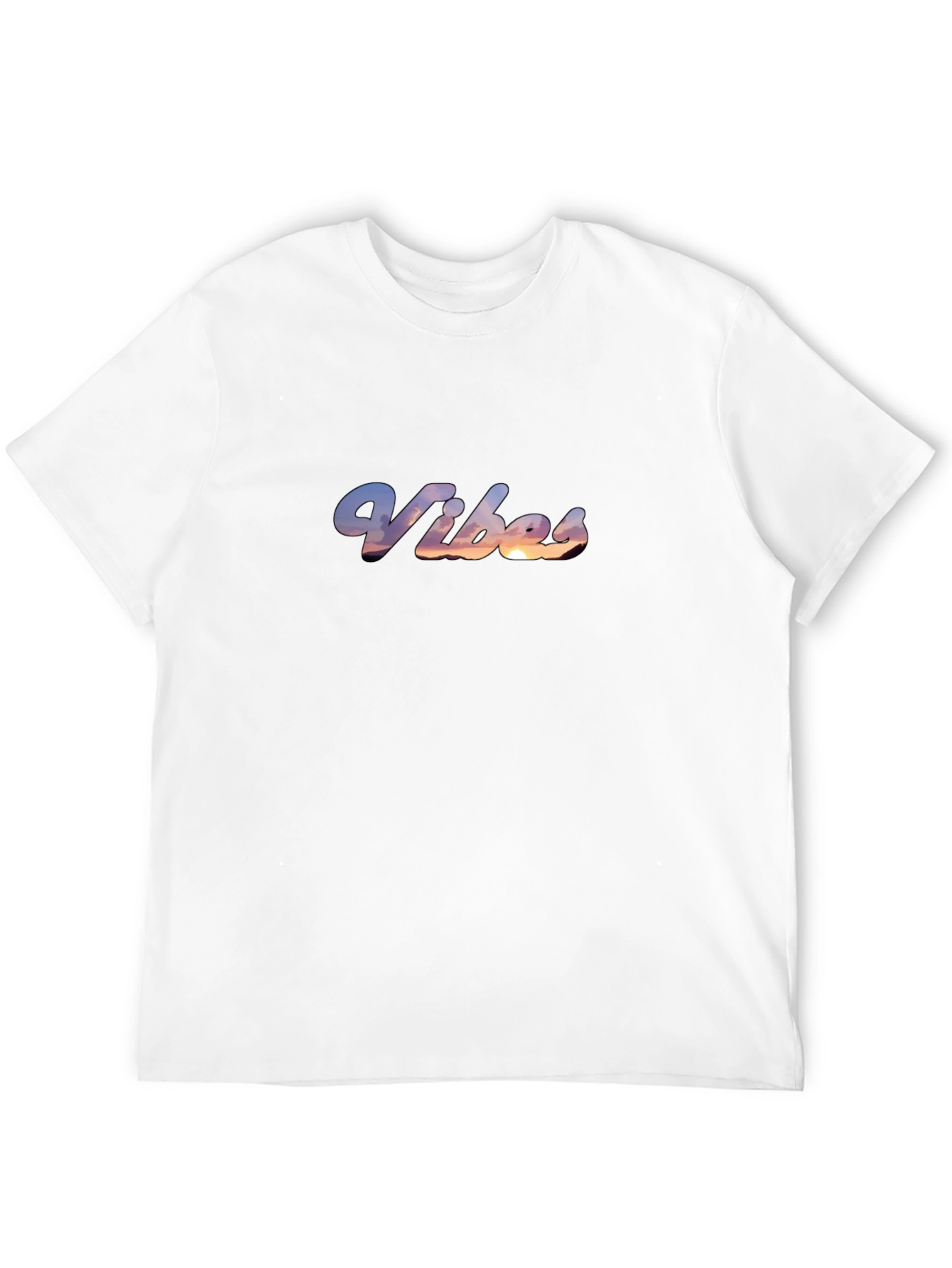 Vibes Sunset Graphic Black T-Shirt