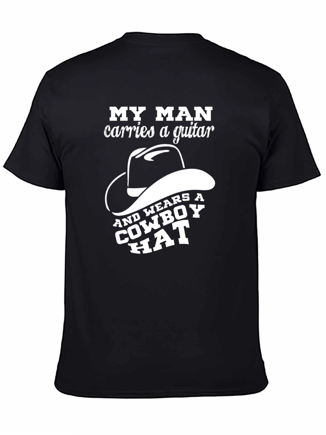 My Man Guitar & Cowboy Hat T-Shirt