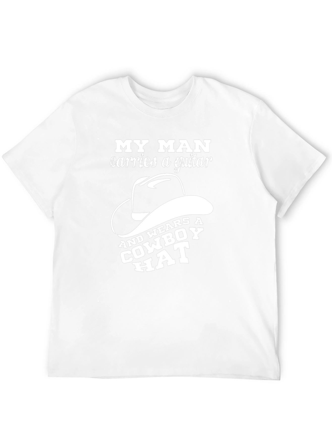 My Man Guitar & Cowboy Hat T-Shirt