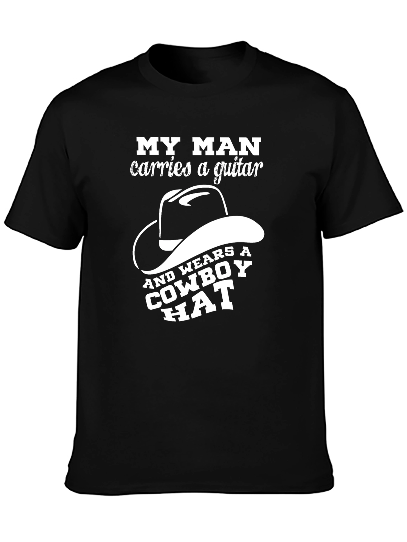 My Man Guitar & Cowboy Hat T-Shirt