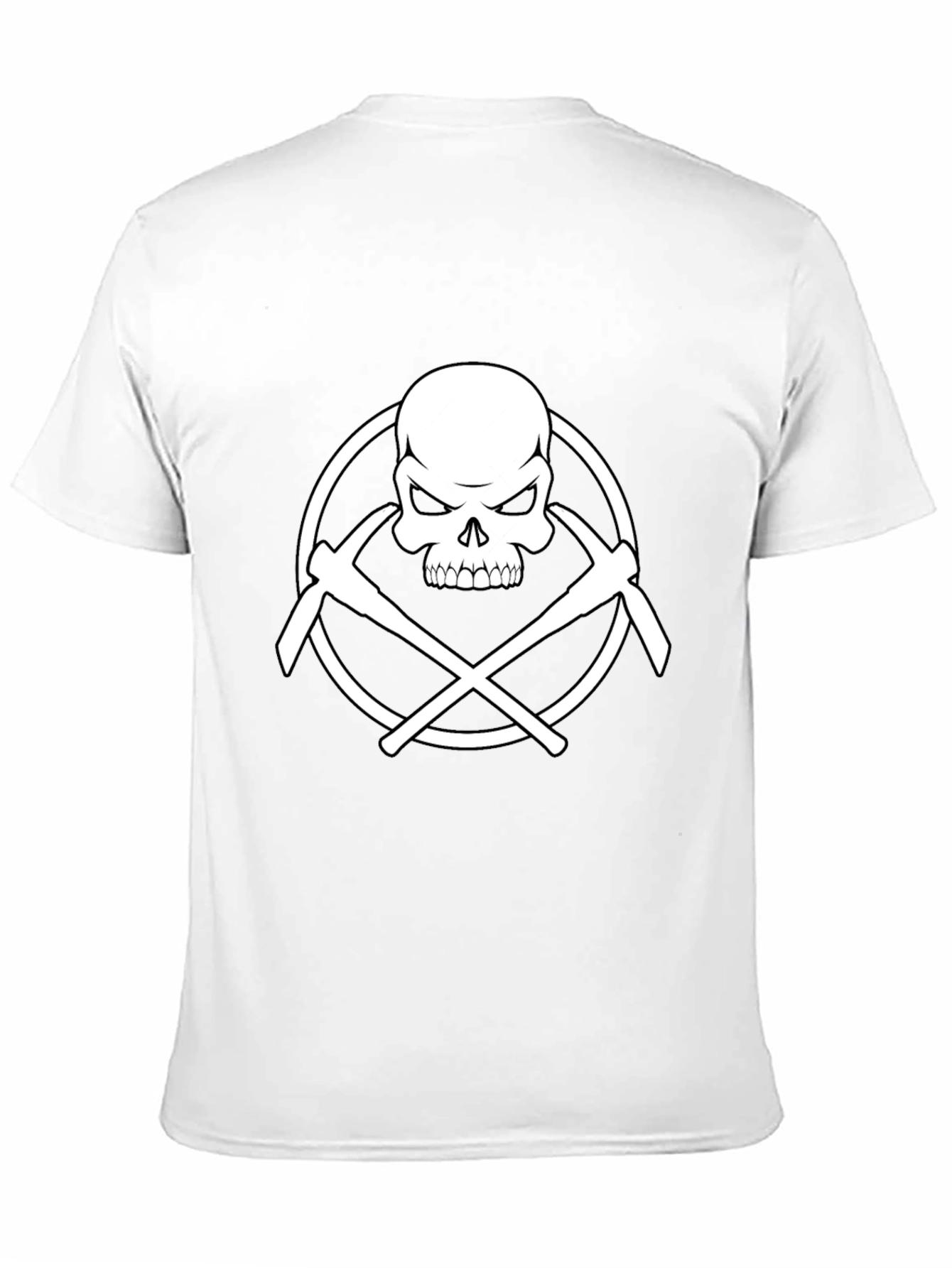 Skull & Pickaxes Graphic Tee - Black