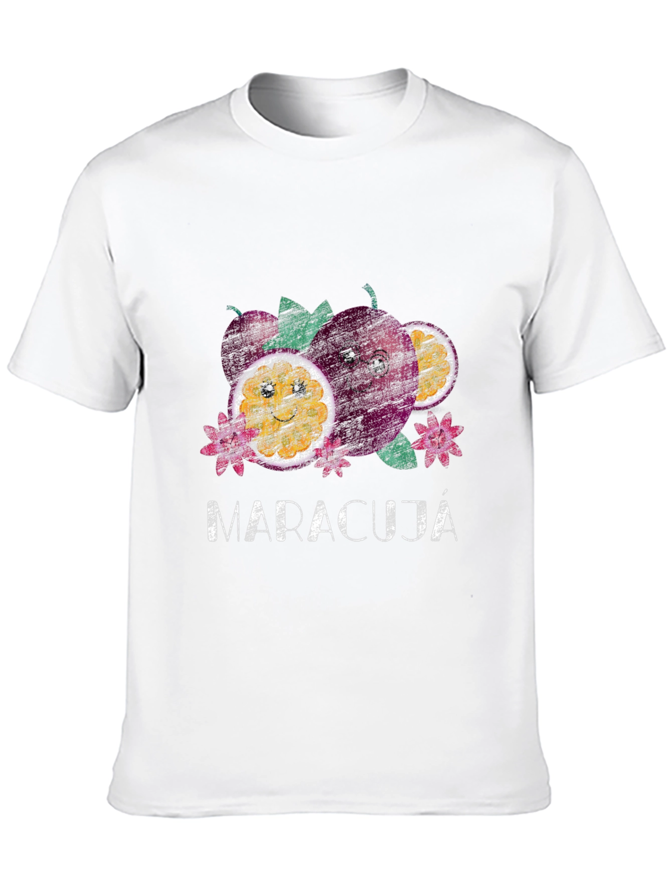 Maracujá Graphic Tee - Black Casual T-Shirt