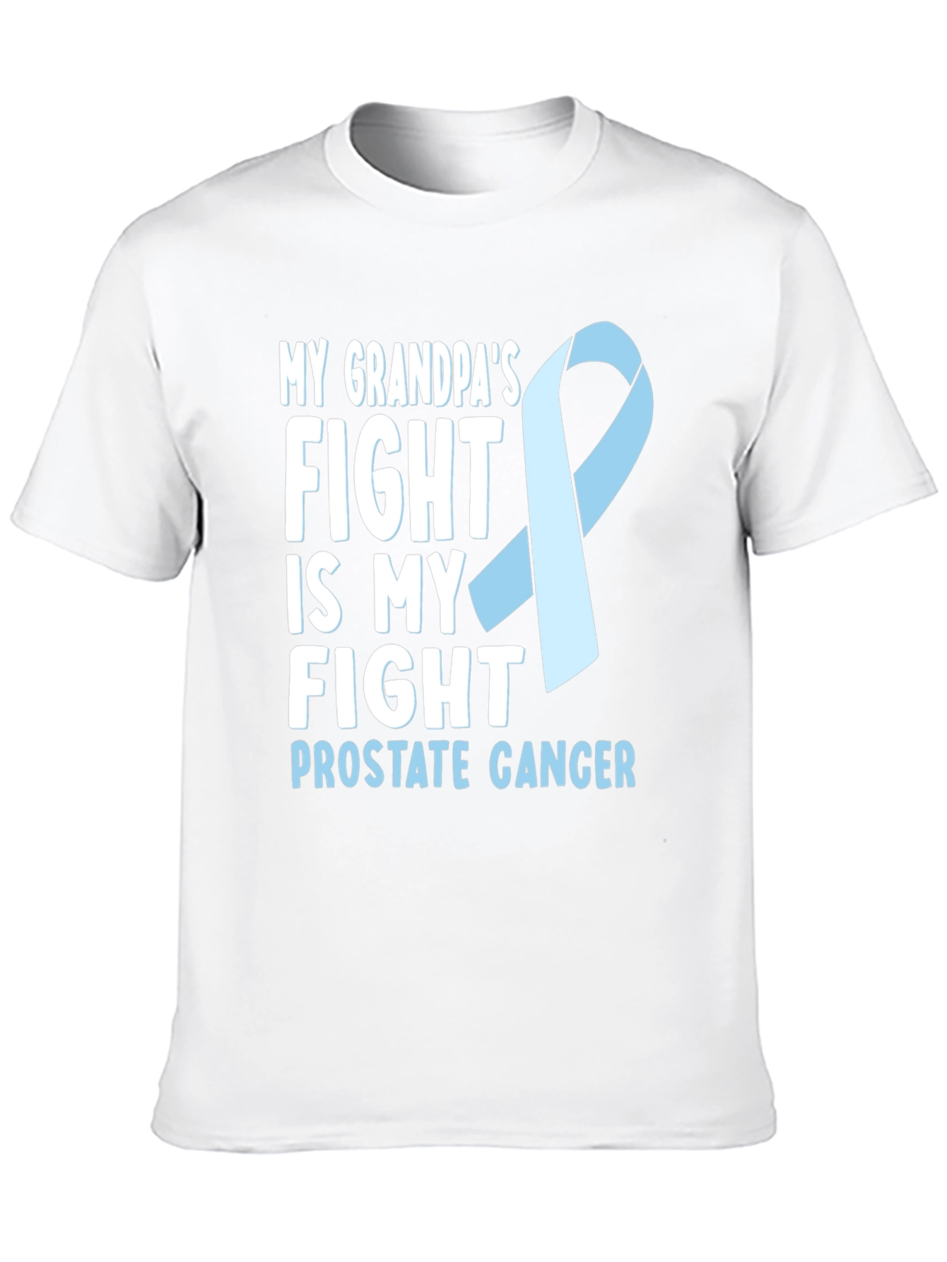 Prostate Cancer Awareness T-Shirt - Grandfather Support Tee