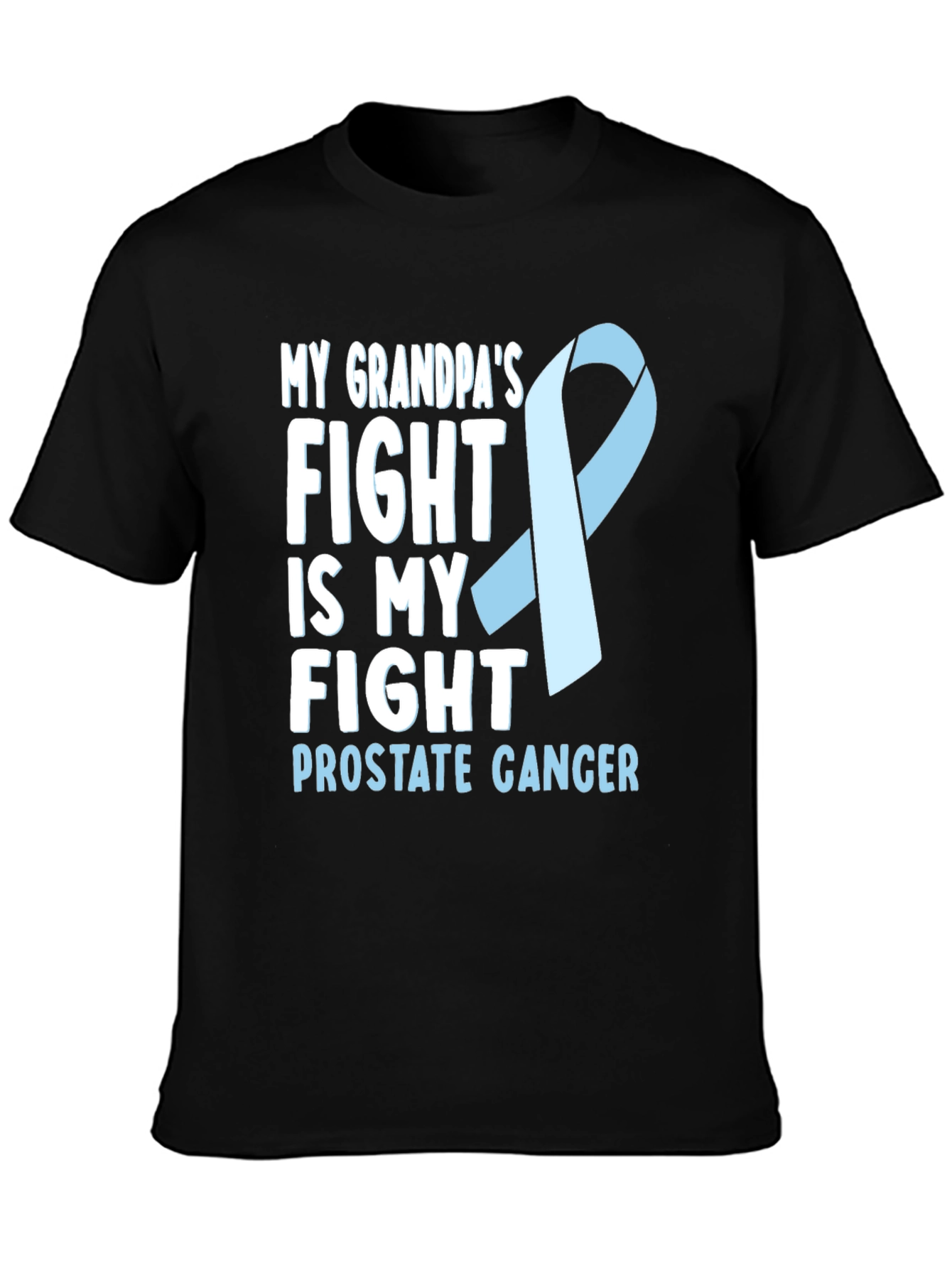 Prostate Cancer Awareness T-Shirt - Grandfather Support Tee