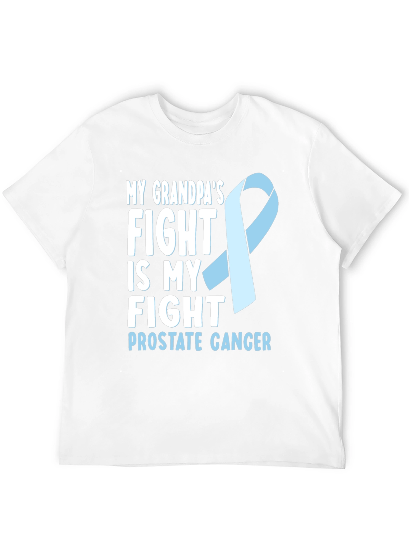 Prostate Cancer Awareness T-Shirt - Grandfather Support Tee