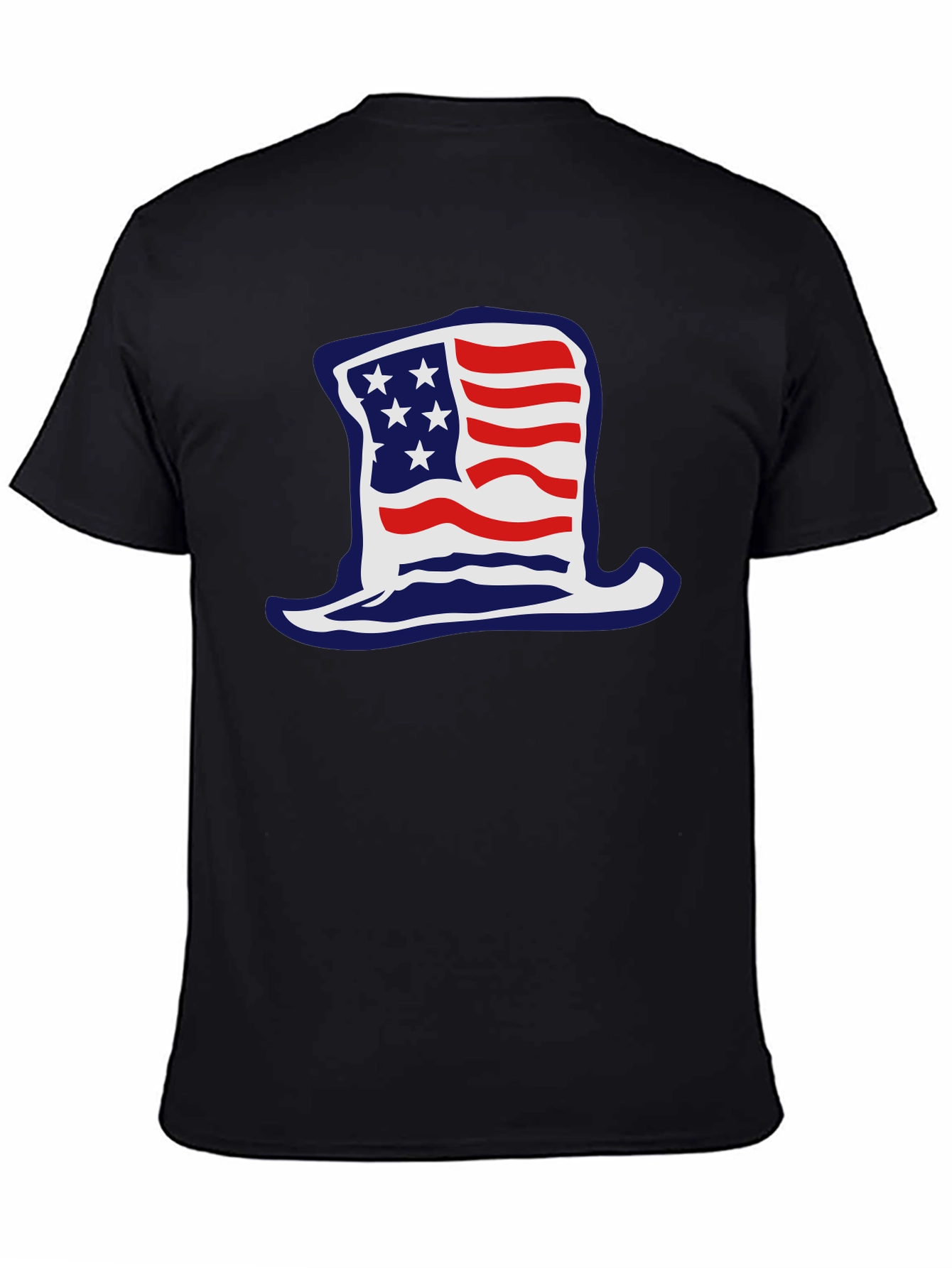 Patriotic Hat Graphic T-Shirt - USA Pride