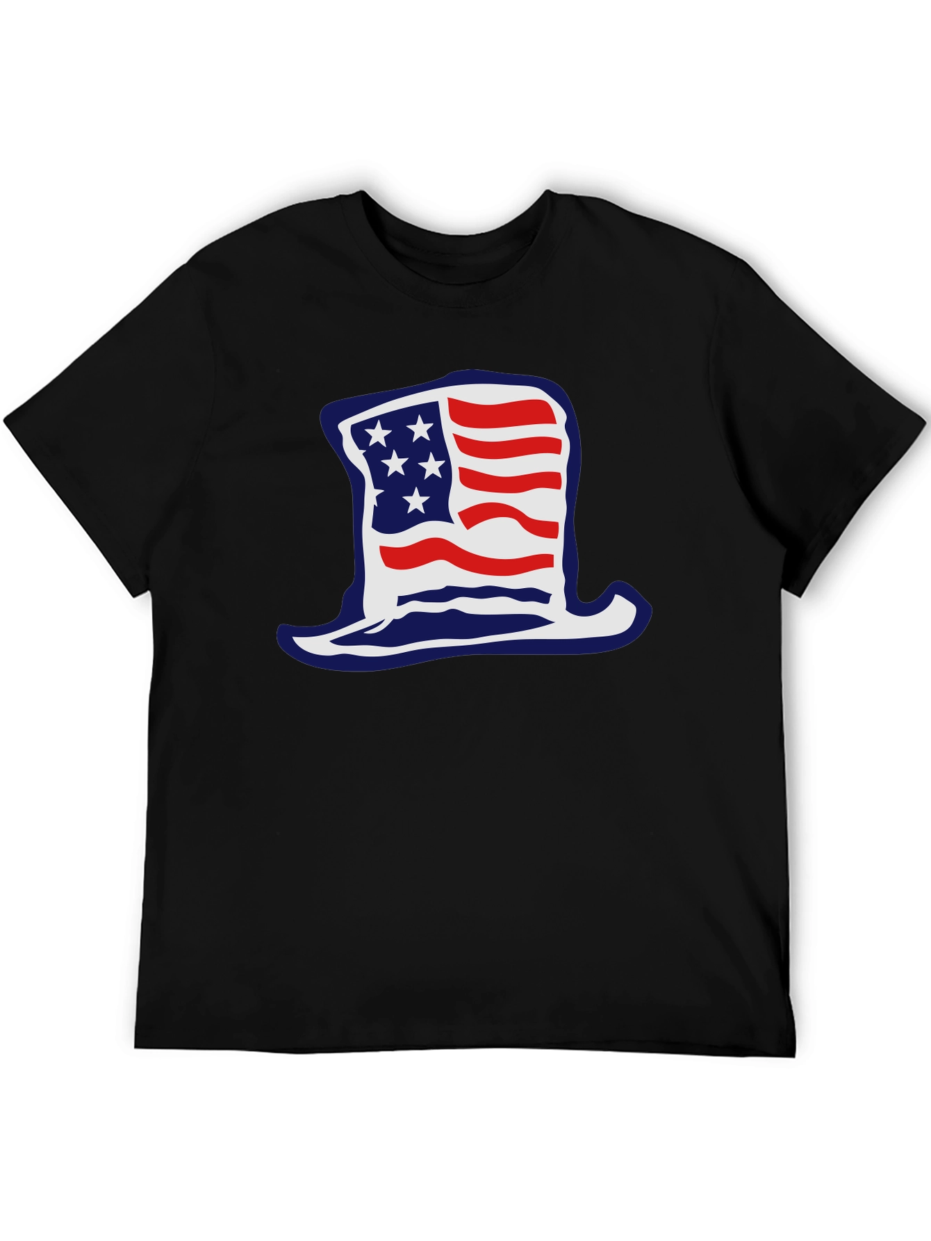 Patriotic Hat Graphic T-Shirt - USA Pride