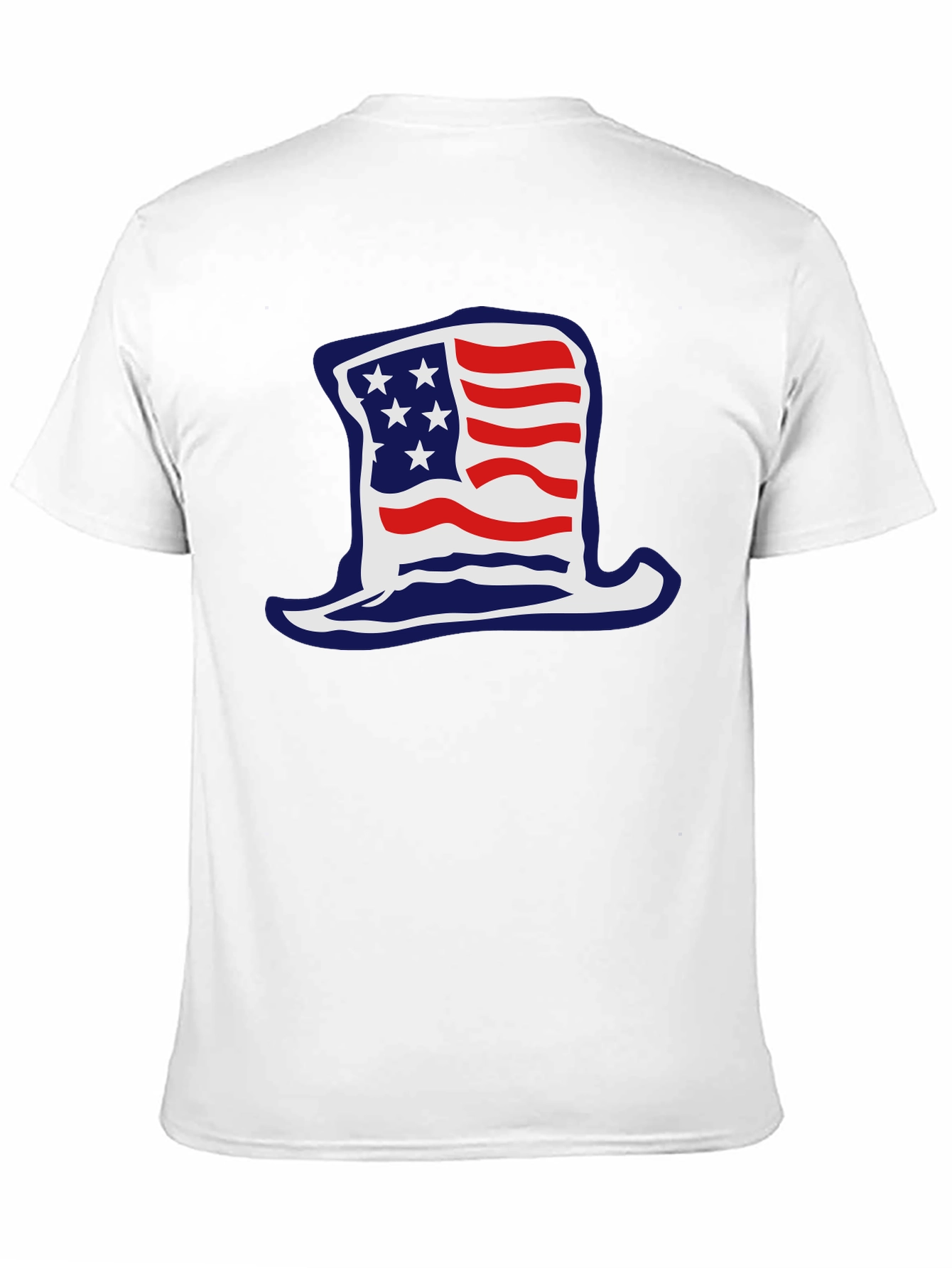 Patriotic Hat Graphic T-Shirt - USA Pride