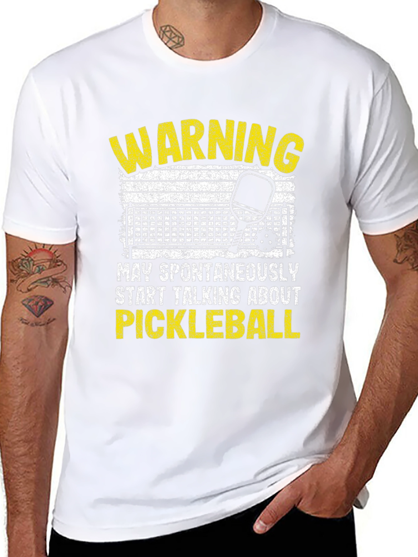 Pickleball Warning T-Shirt Funny Gift