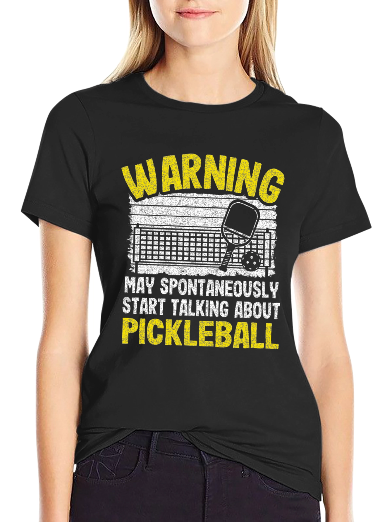 Pickleball Warning T-Shirt Funny Gift