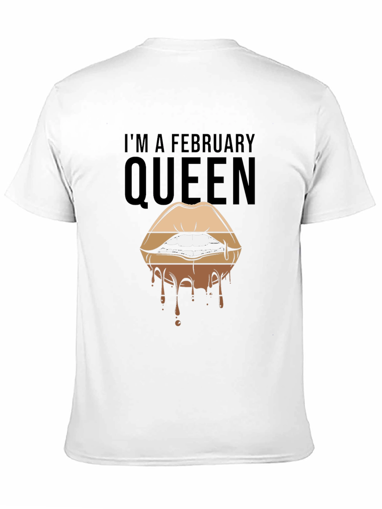 February Queen Lips Drip Graphic Tee