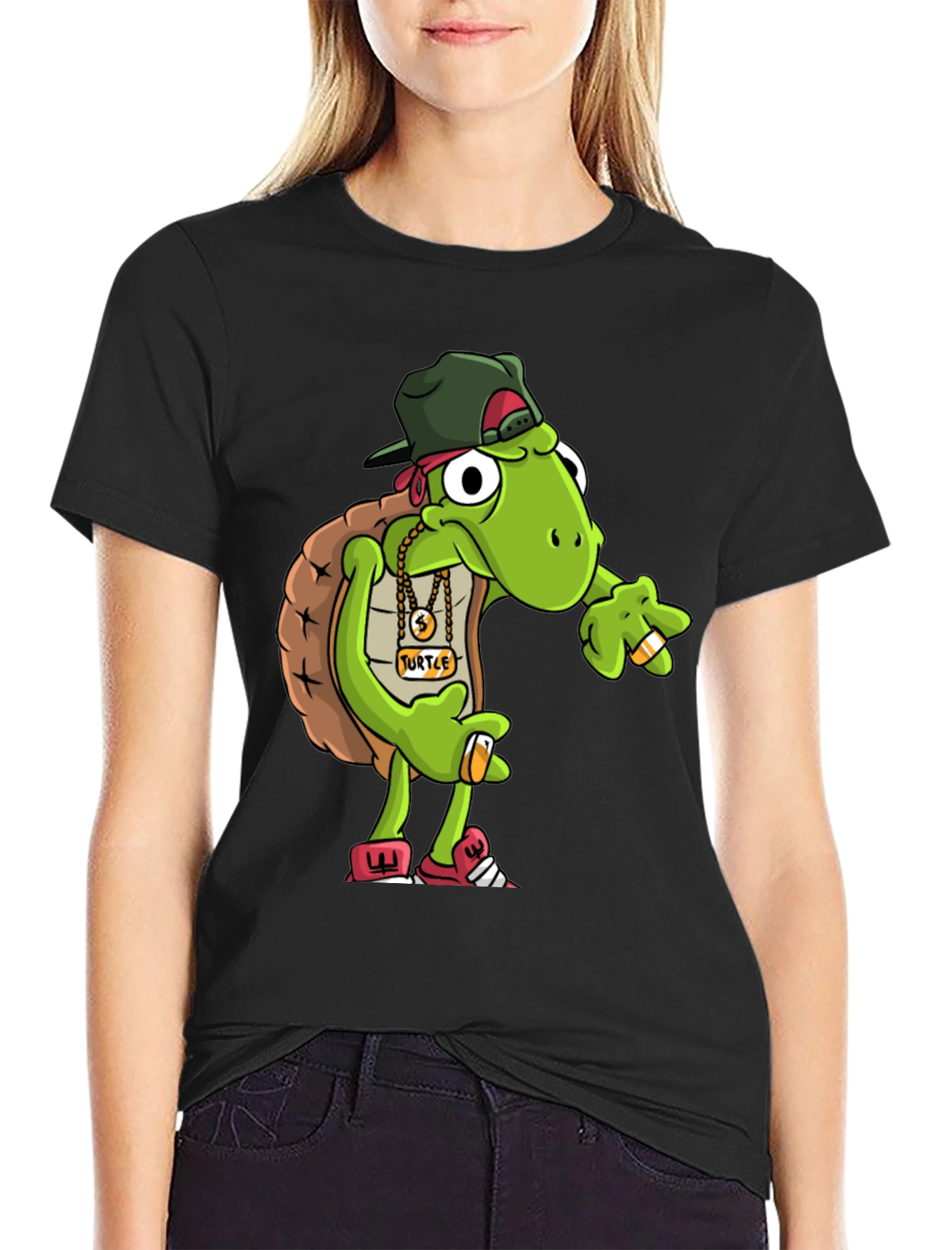 Gangster Turtle Graphic Tee