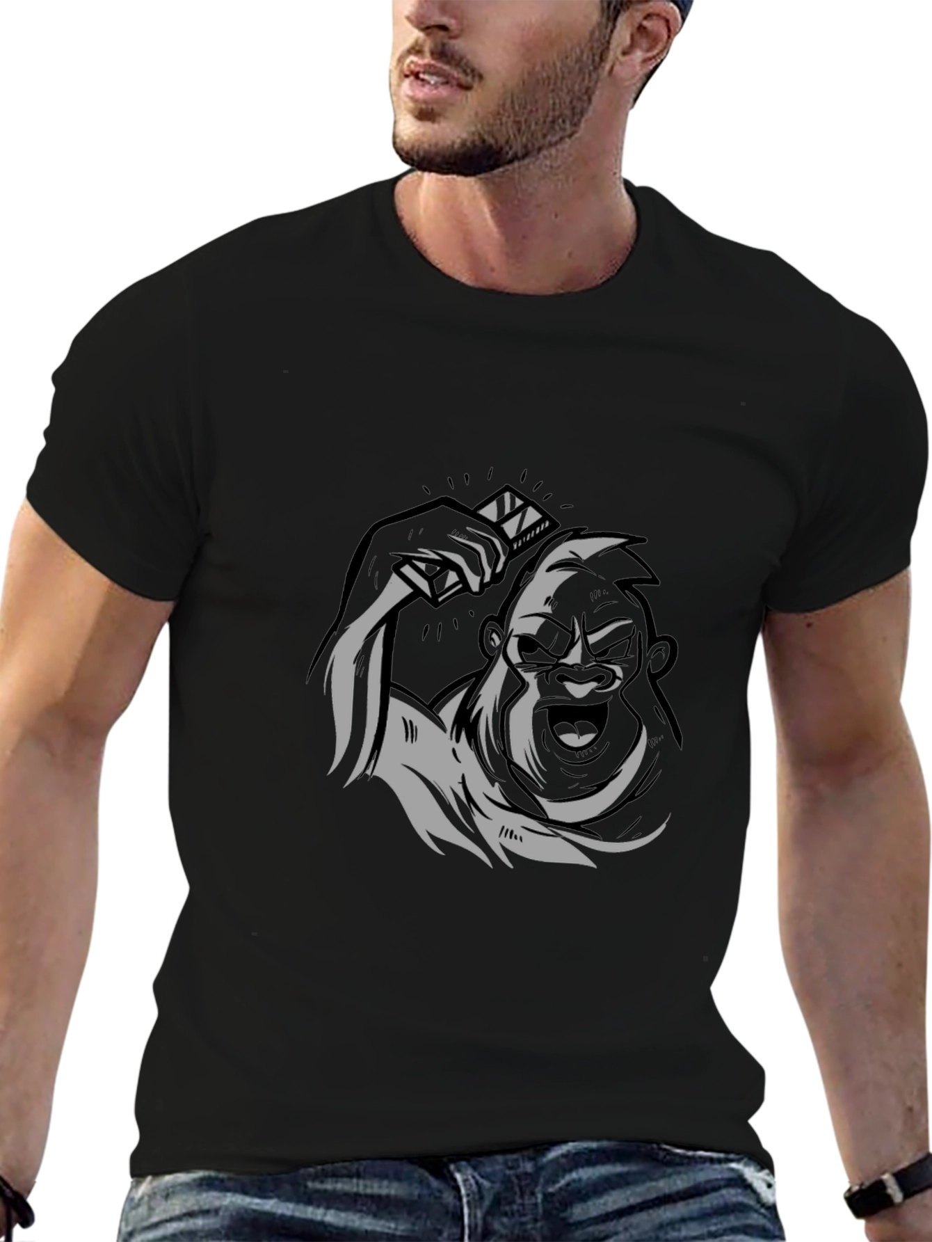 Gorilla Graphic Tee - Unique Design