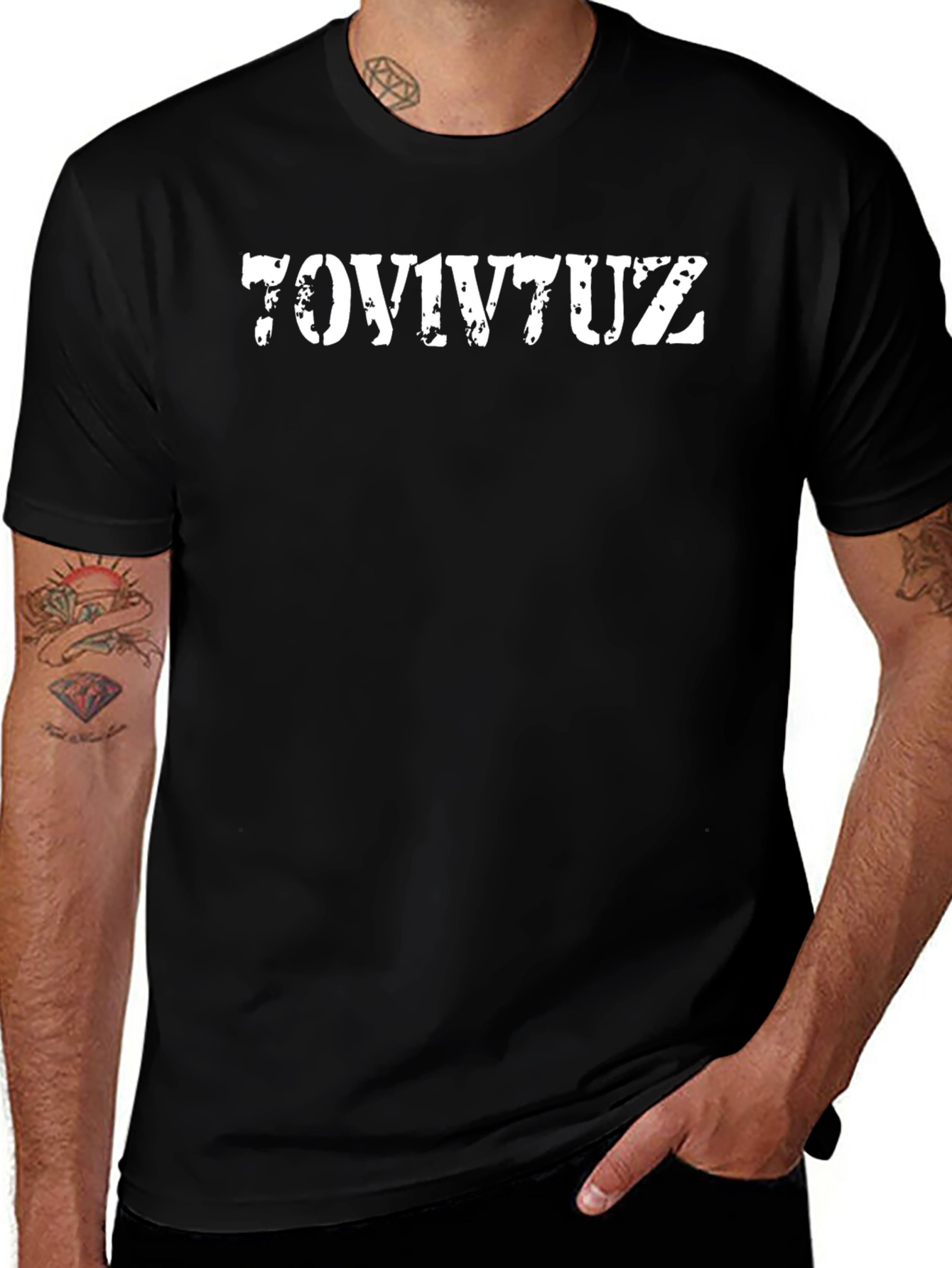 Graphic Print T-Shirt - 7OYIV7UZ - Casual Wear