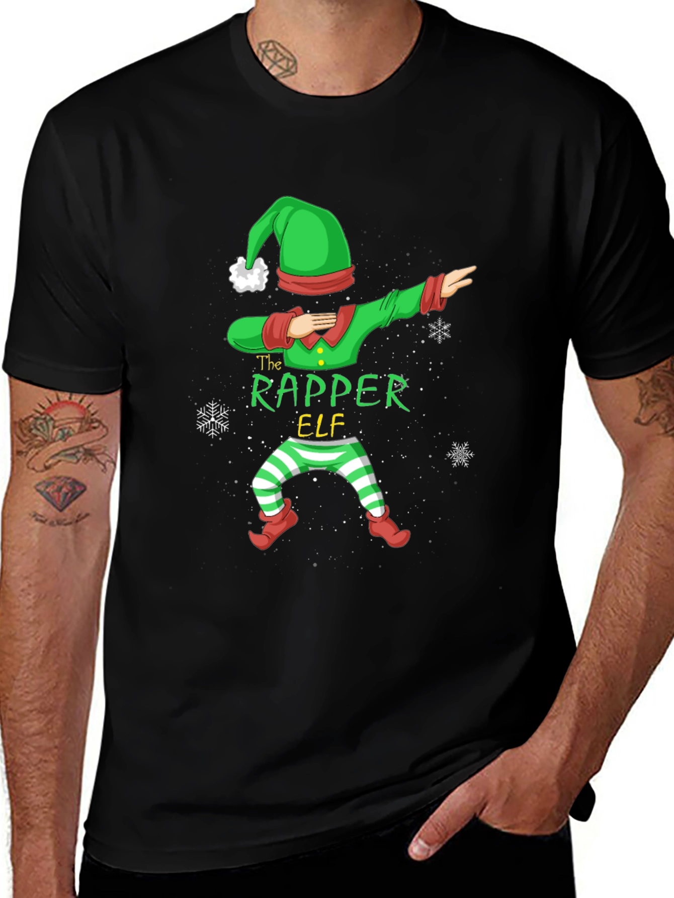 The Rapper Elf Christmas T-Shirt