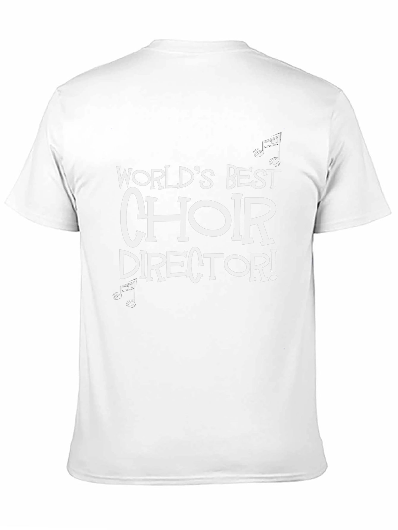 Worlds Best Choir Director Black T-Shirt