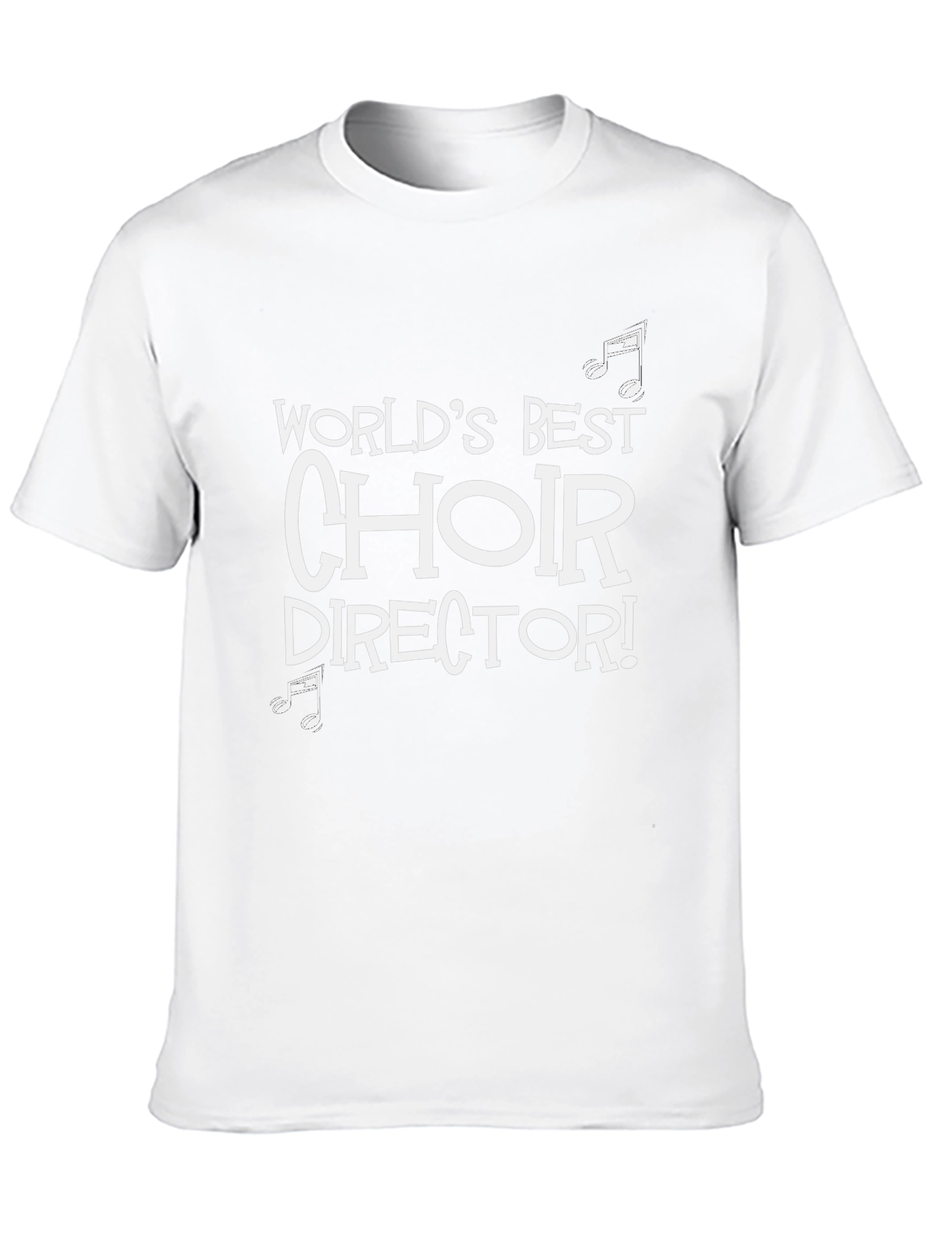 Worlds Best Choir Director Black T-Shirt