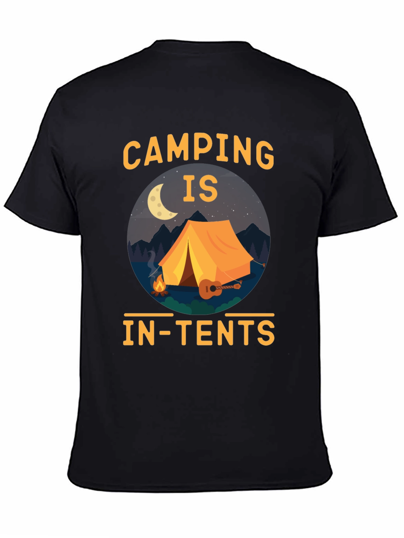 Camping Is In-Tents Graphic T-Shirt