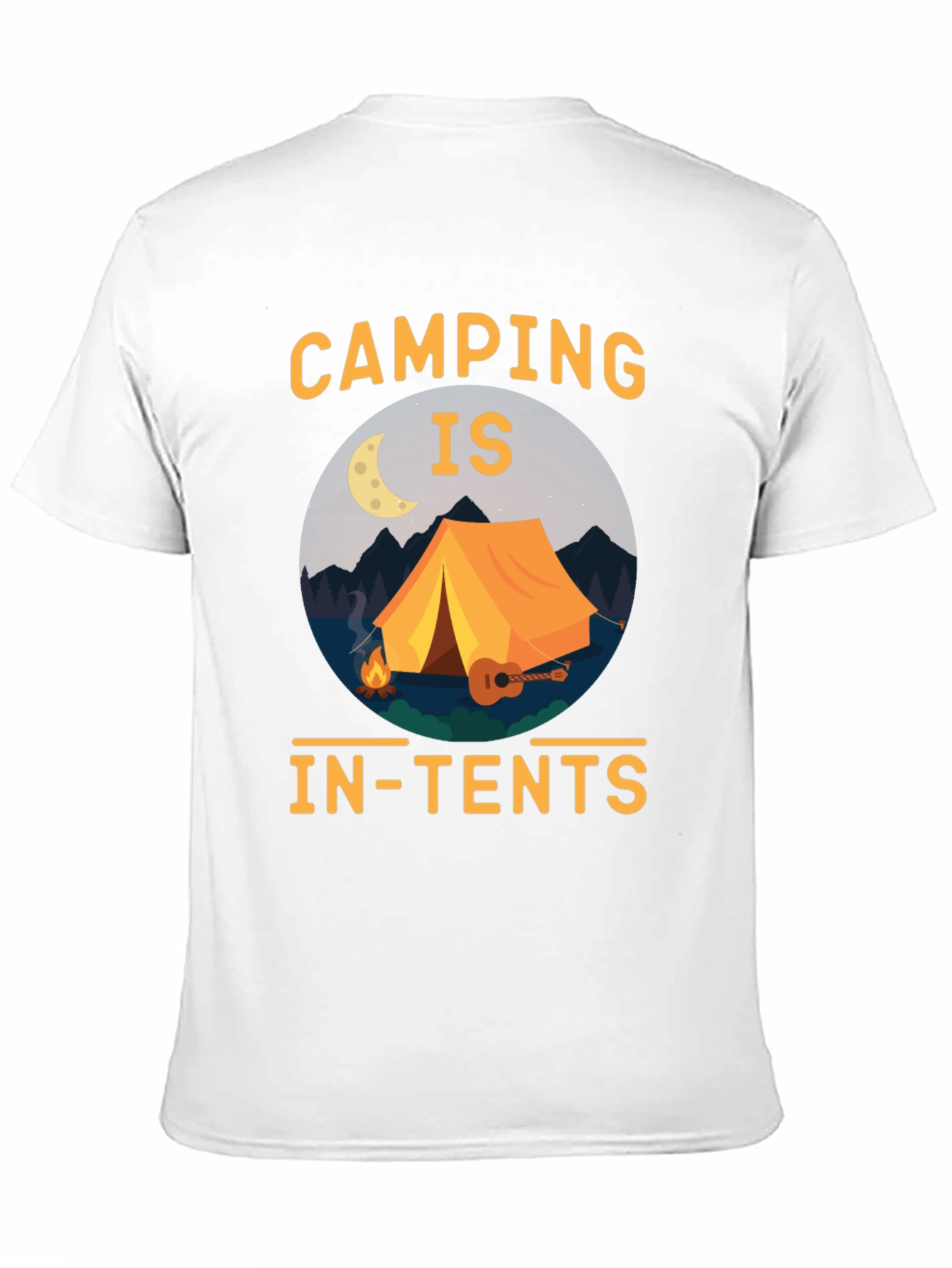 Camping Is In-Tents Graphic T-Shirt