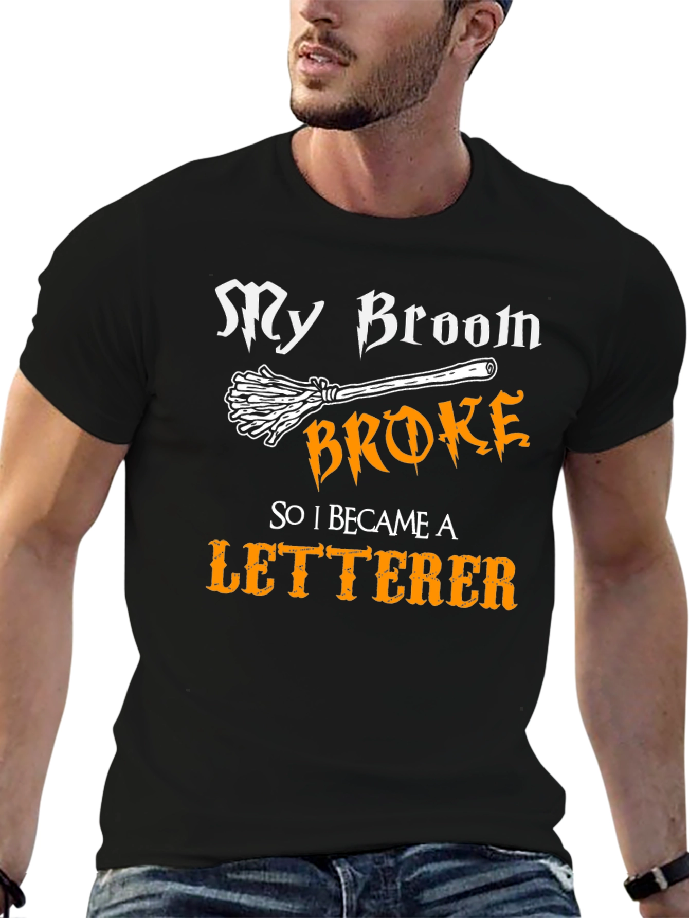 My Broom Broke So I Became a Letterer T-Shirt