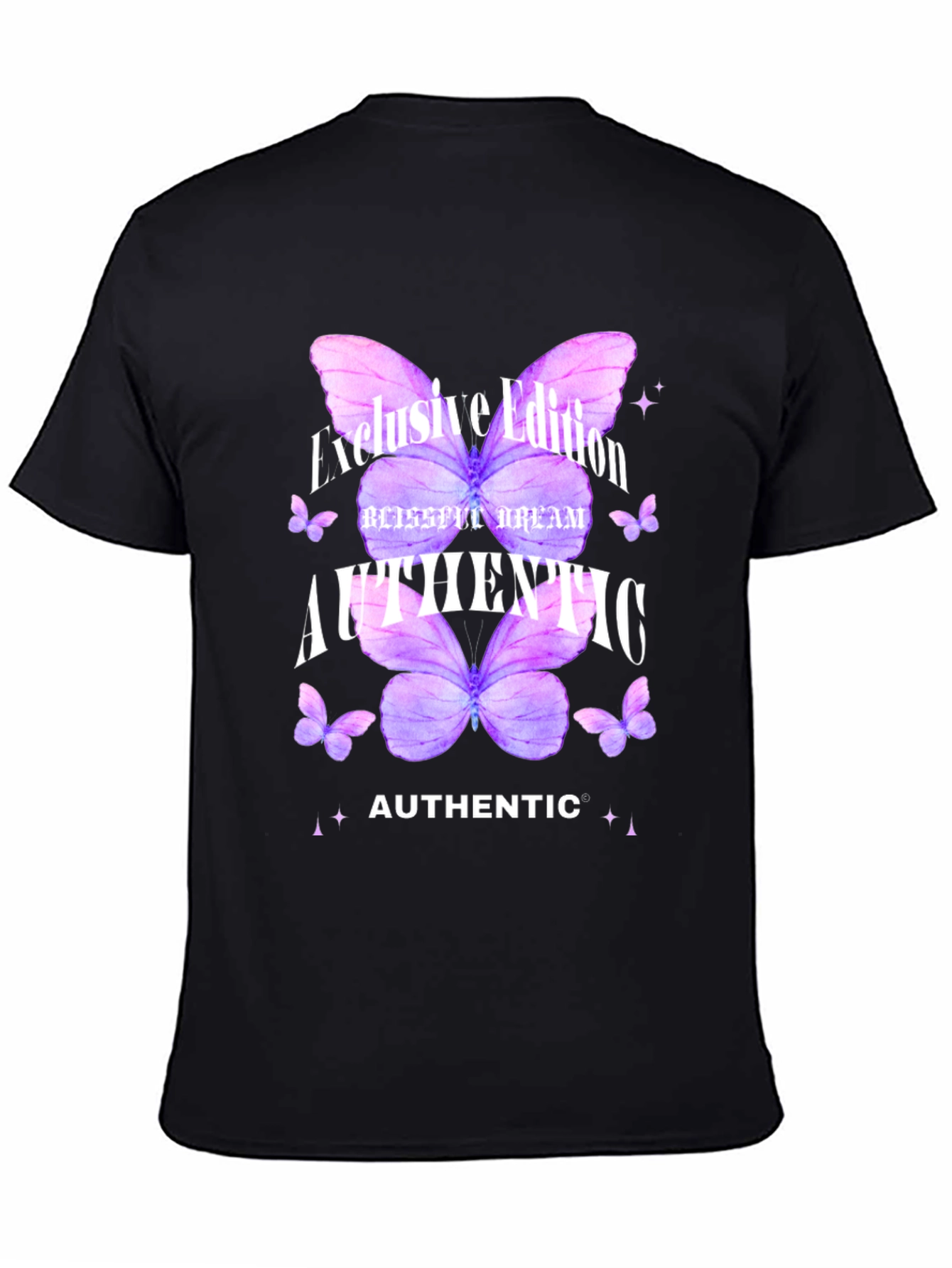 Authentic Butterfly Graphic T-Shirt