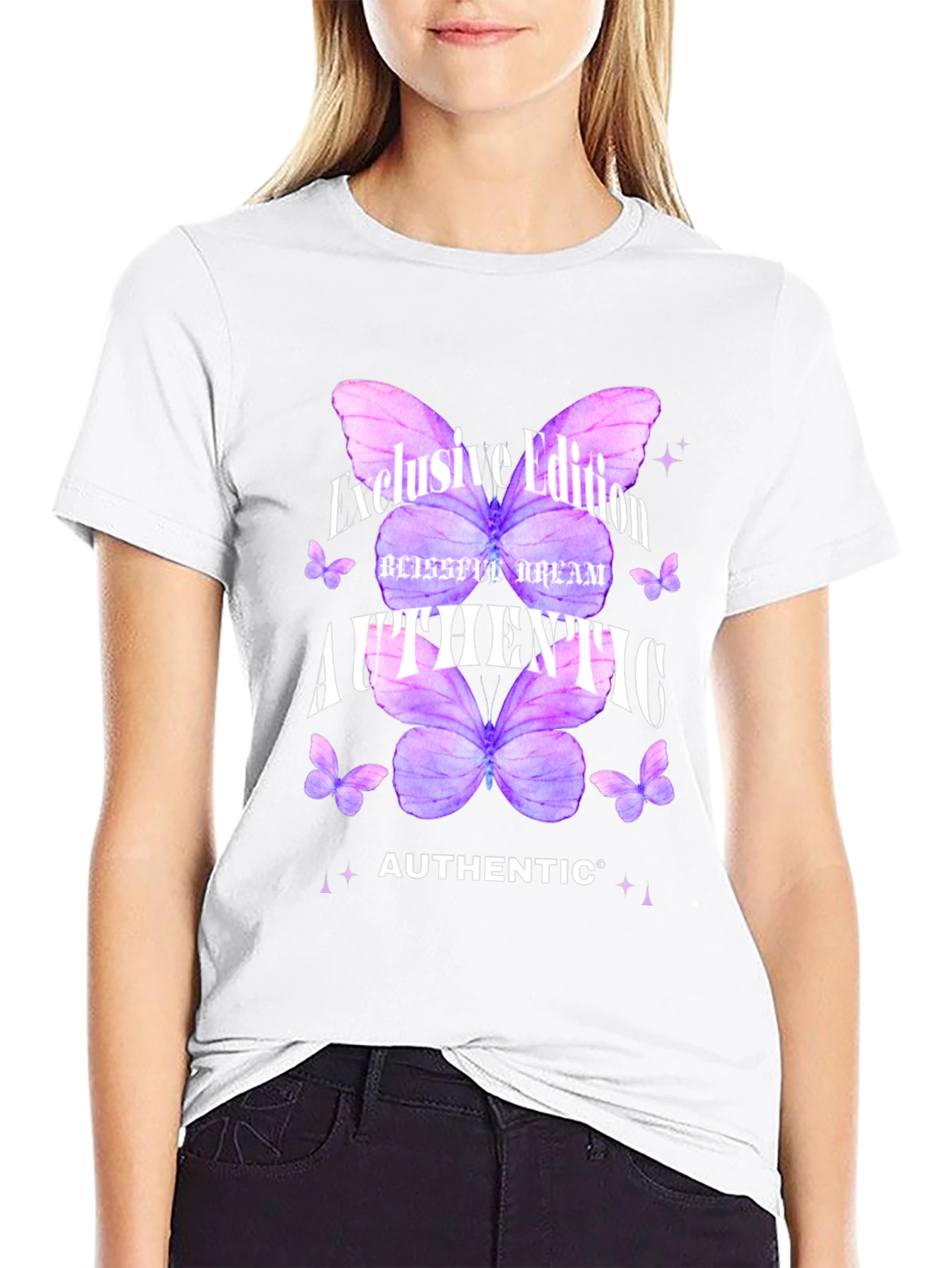 Authentic Butterfly Graphic T-Shirt