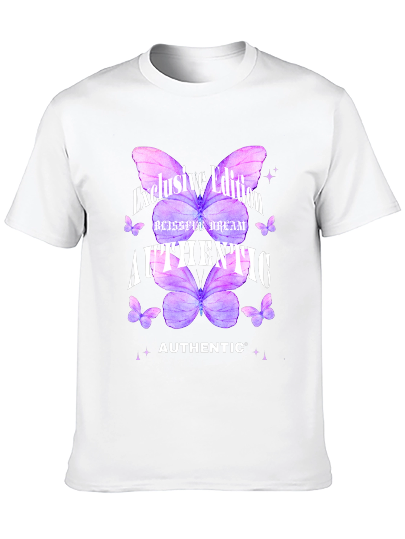 Authentic Butterfly Graphic T-Shirt