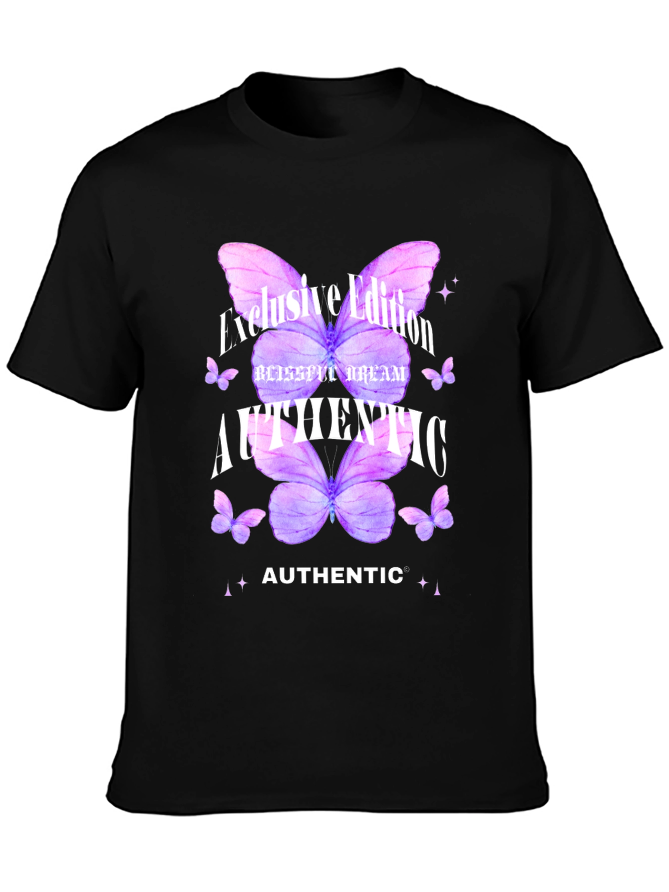 Authentic Butterfly Graphic T-Shirt