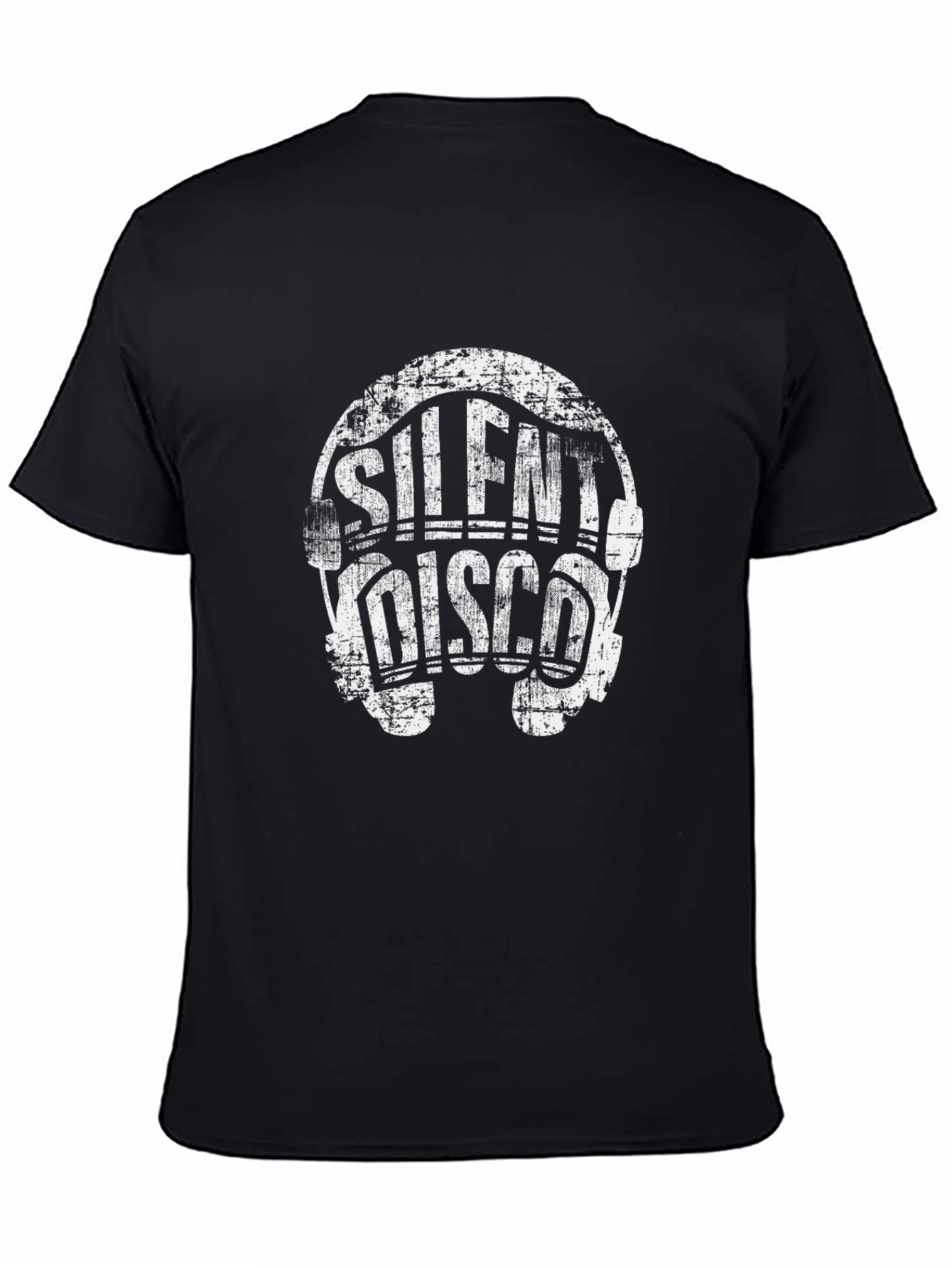 Silent Disco Black Graphic Tee