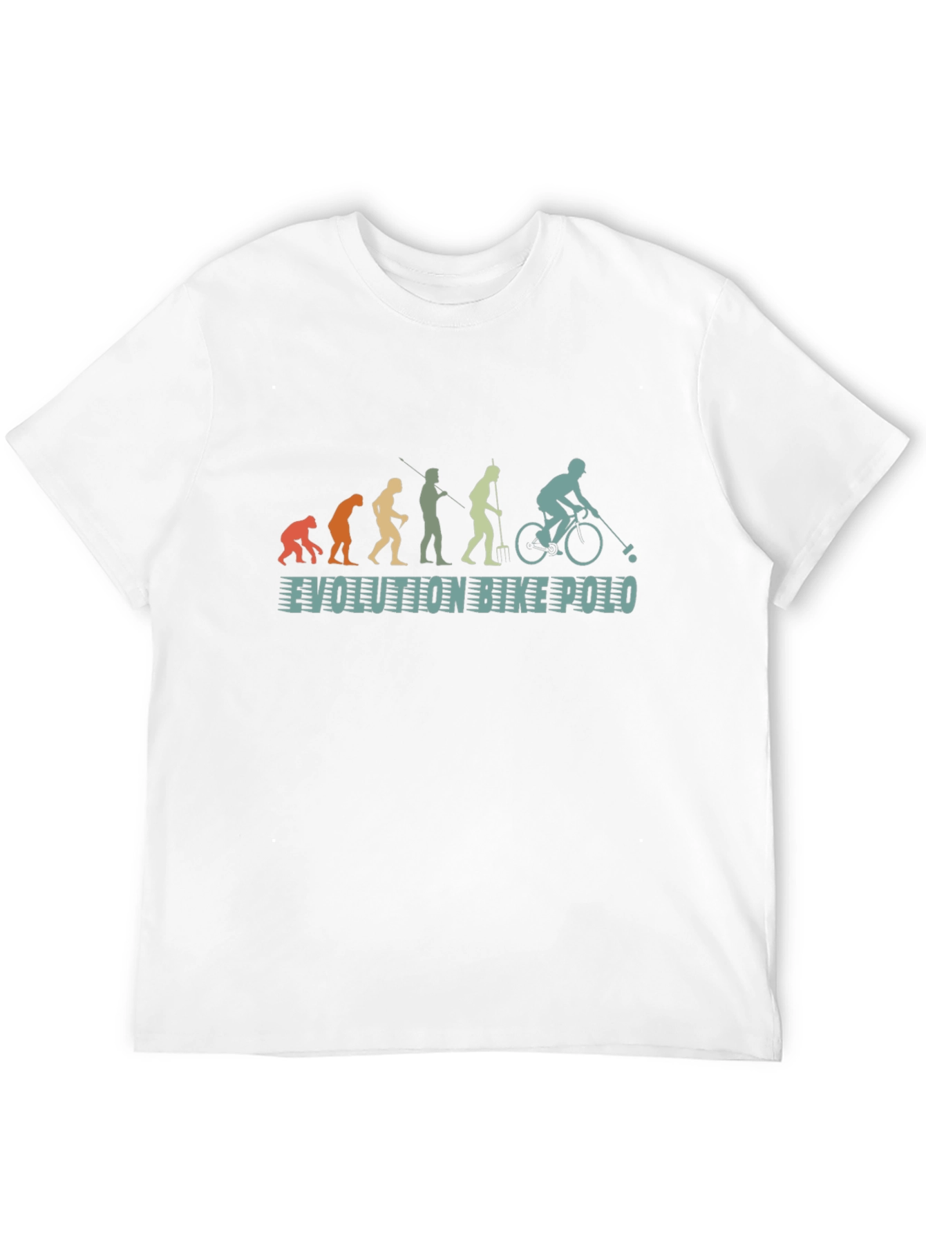 Evolution of Bike Polo T-Shirt