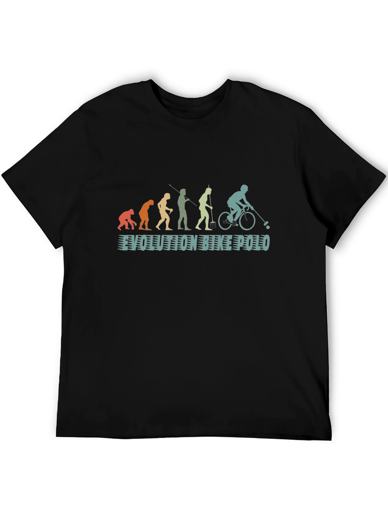 Evolution of Bike Polo T-Shirt